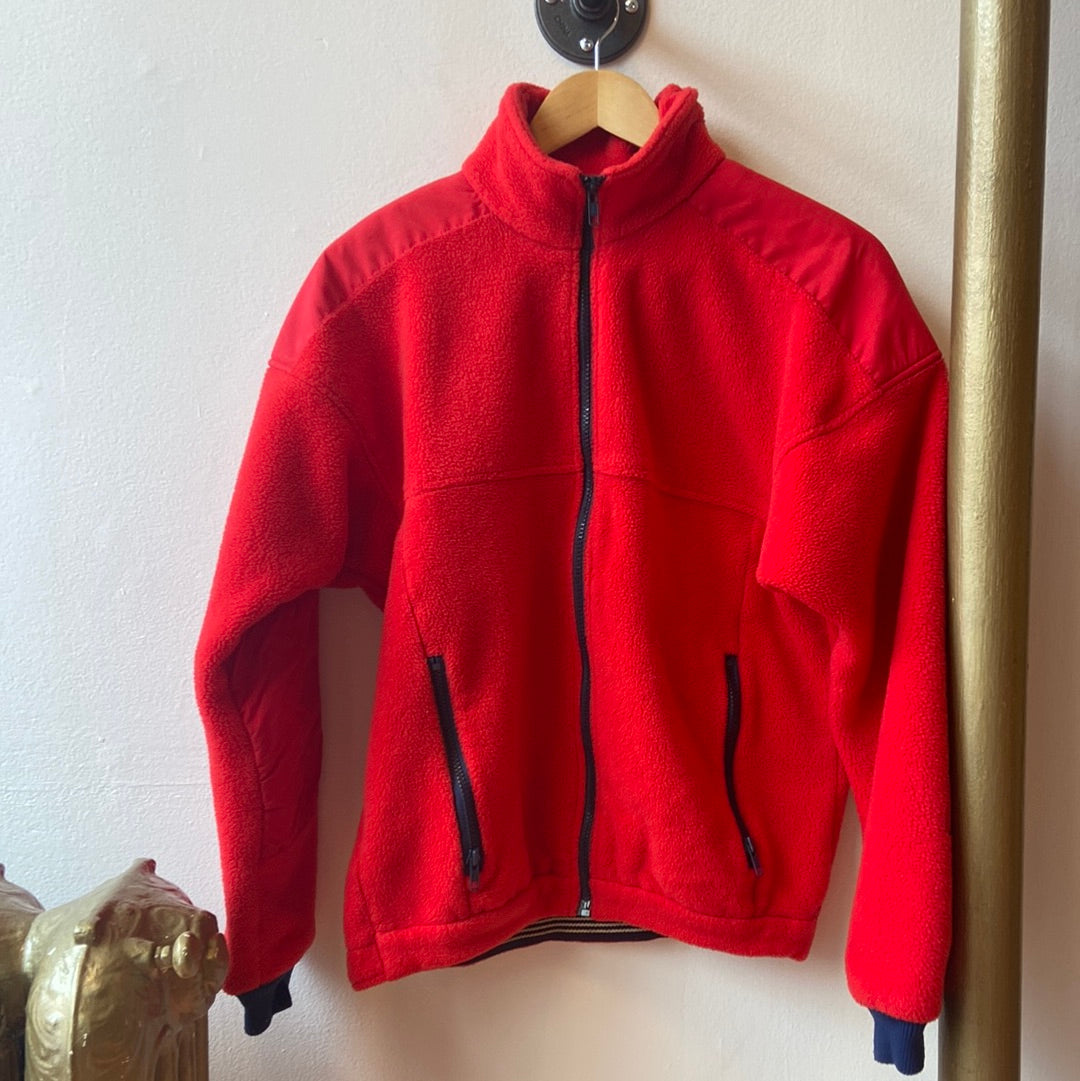 Tomato Red L.L. Bean Fleece Jacket