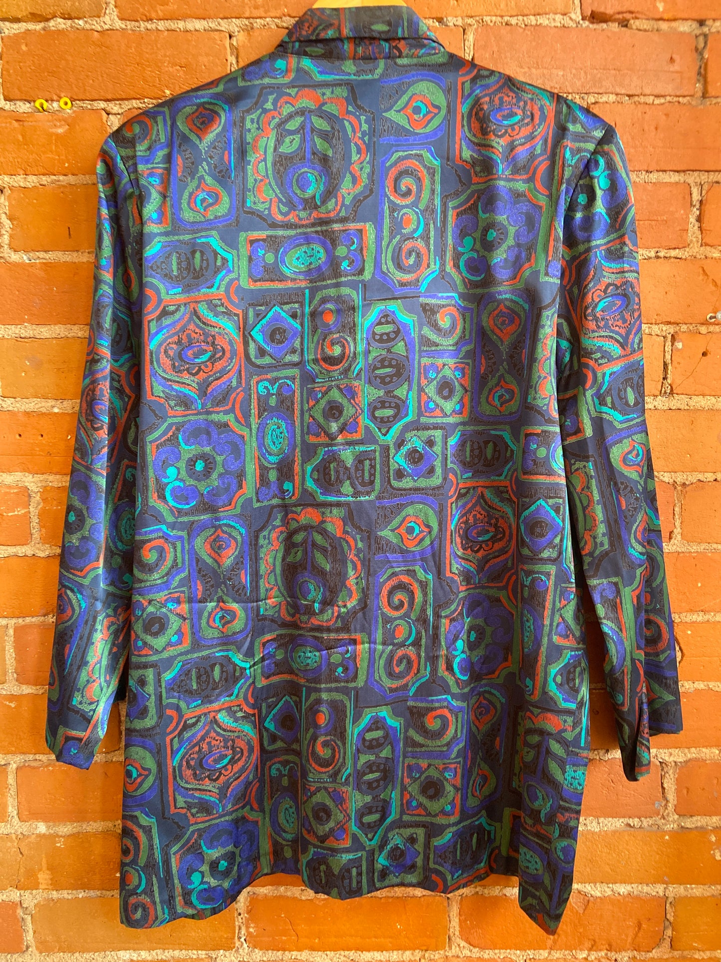 Salbet Satin Pattern Blazer