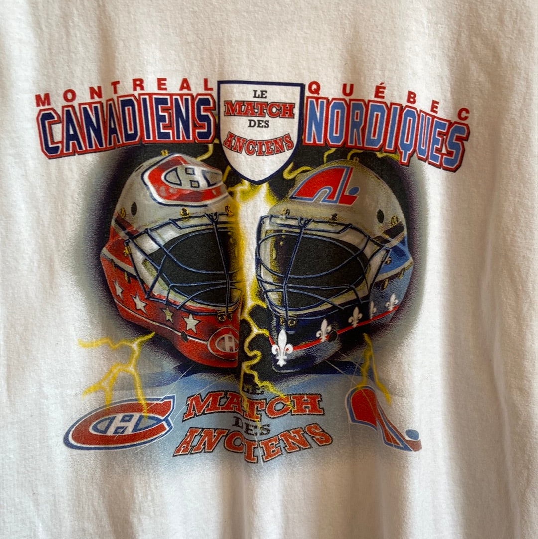Montreal Canadians VS Quebec Nordiques Graphic Tee