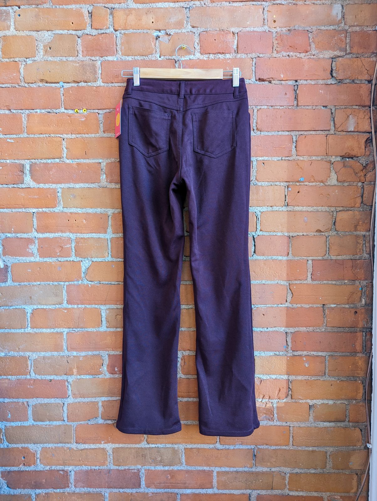 1990s Space Girlz Maroon Straight Leg Pants