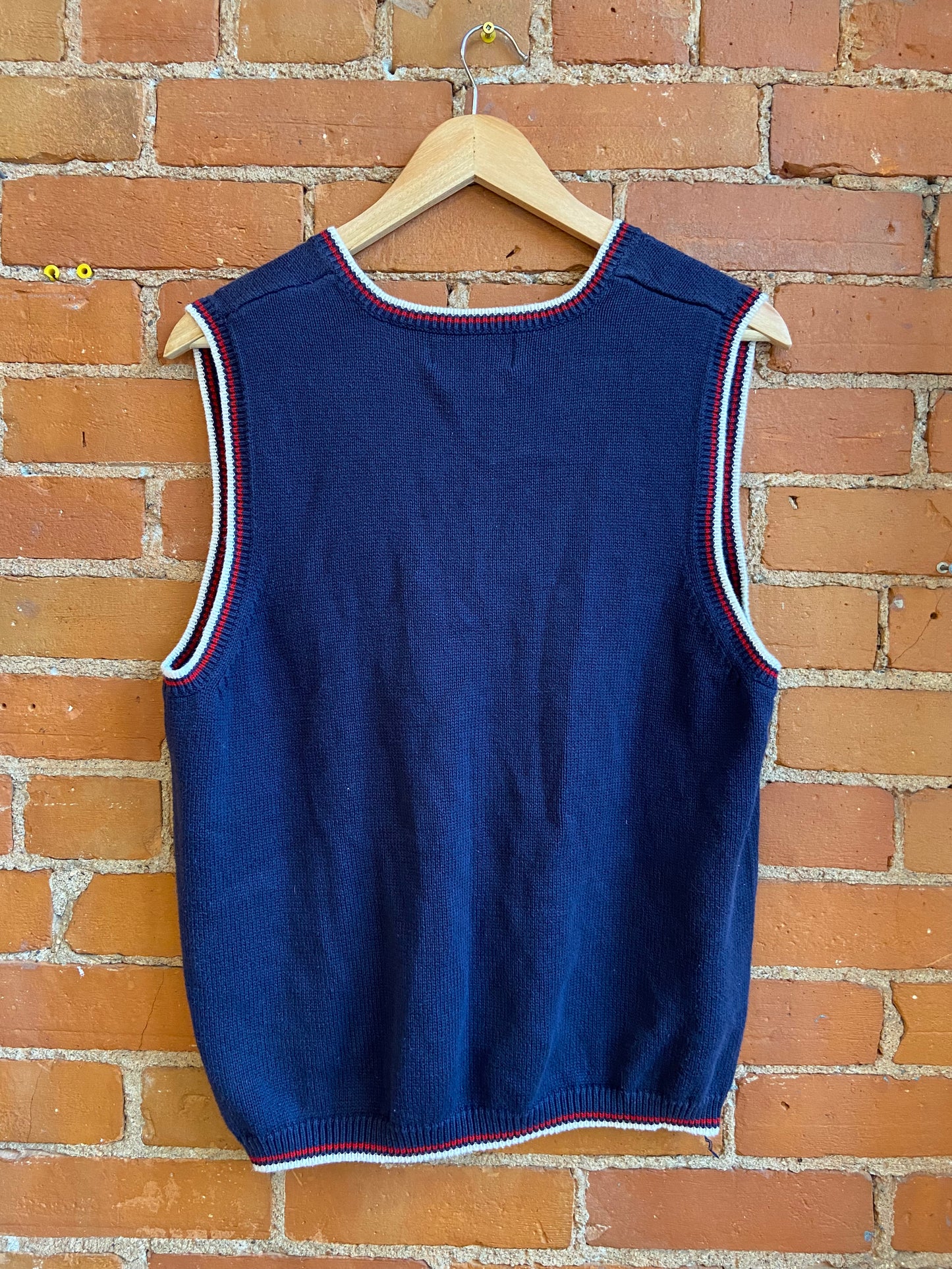 Argyle Print Sweater Vest