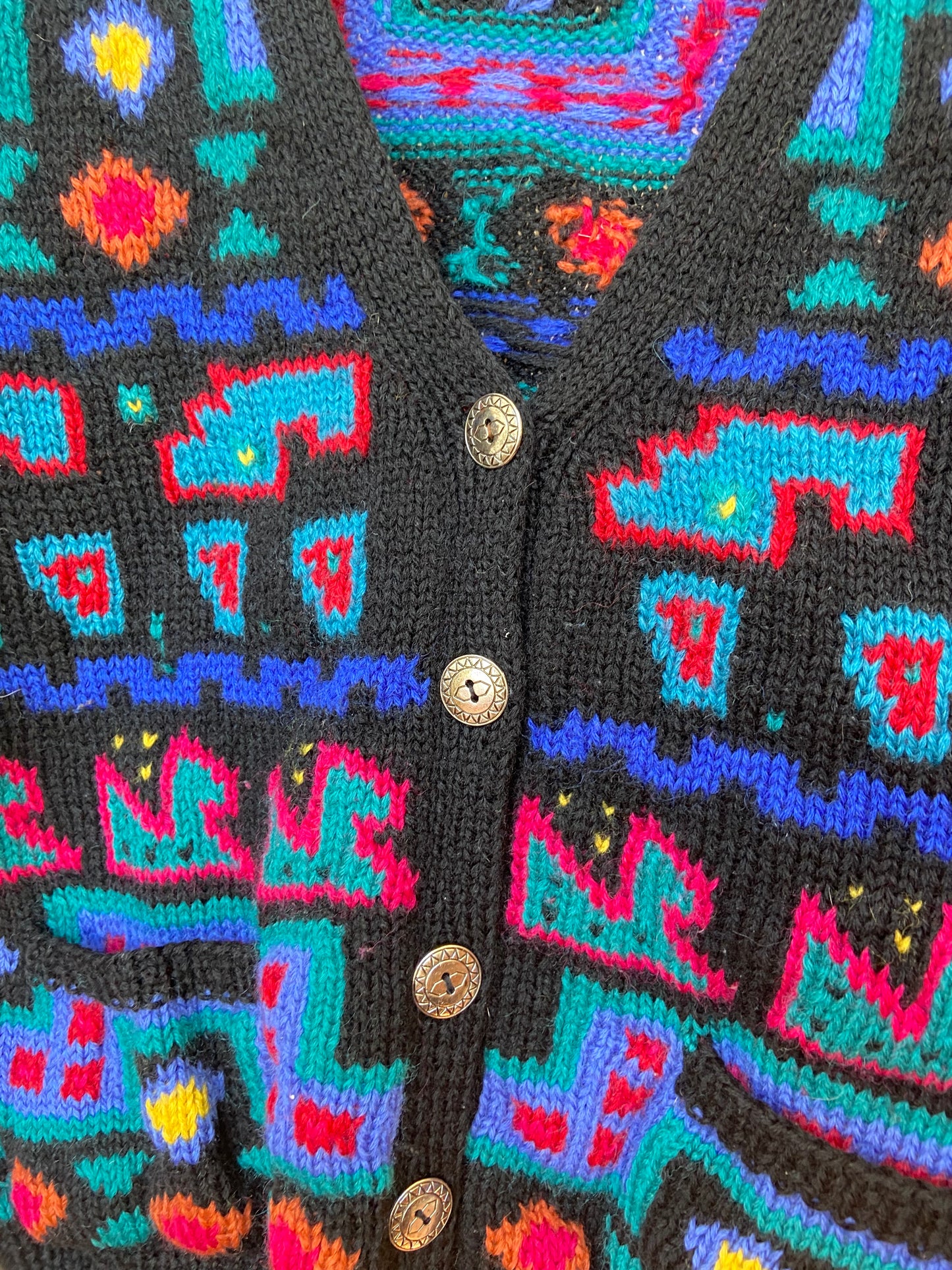 L.L. Bean Miss Frizzle Wool Cardigan