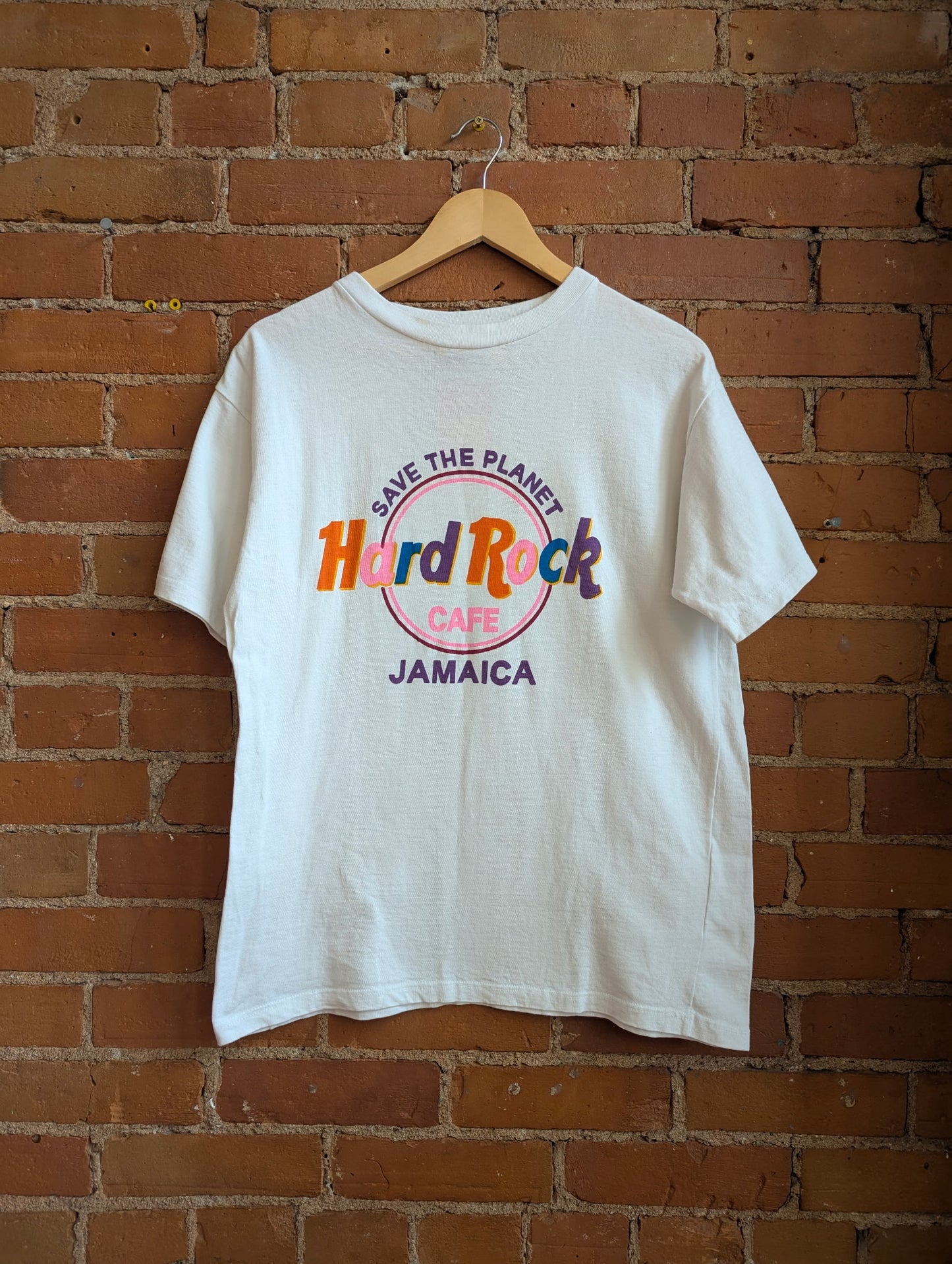Y2K Save the Planet Hard Rock Cafe Jamaica T-Shirt