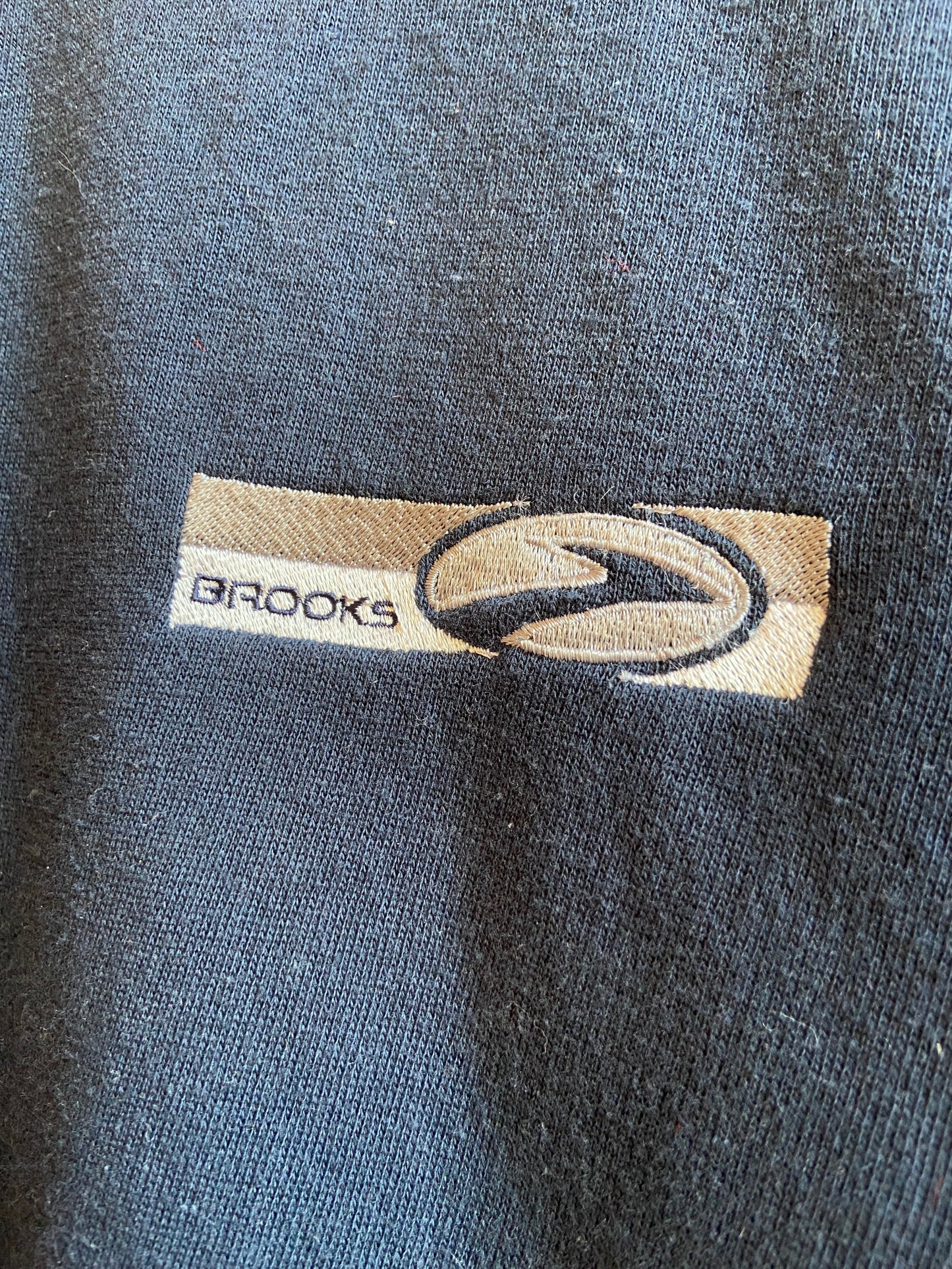 Brooks Navy Blue Crewneck