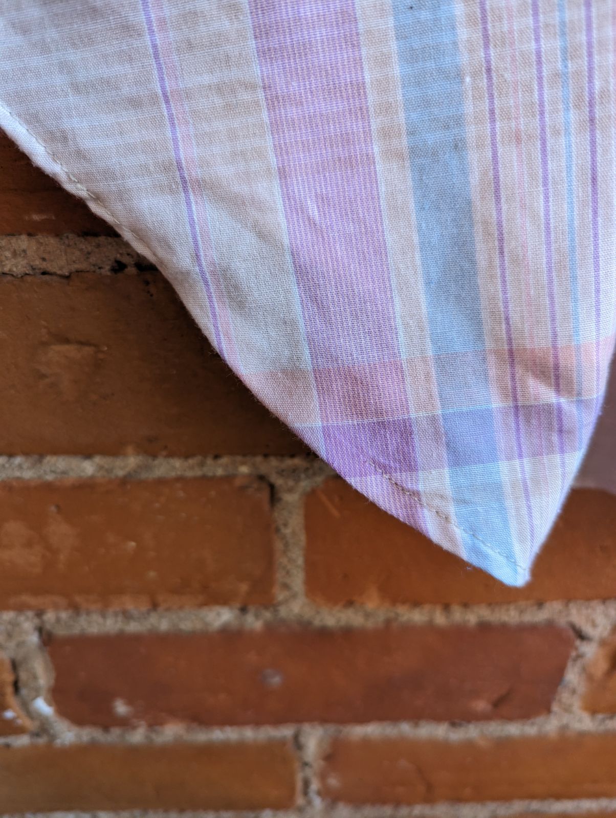 1990s Sweet Baby Jane Purple Plaid Blouse