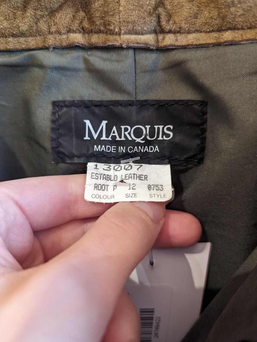 Marquis Tan Suede Pants