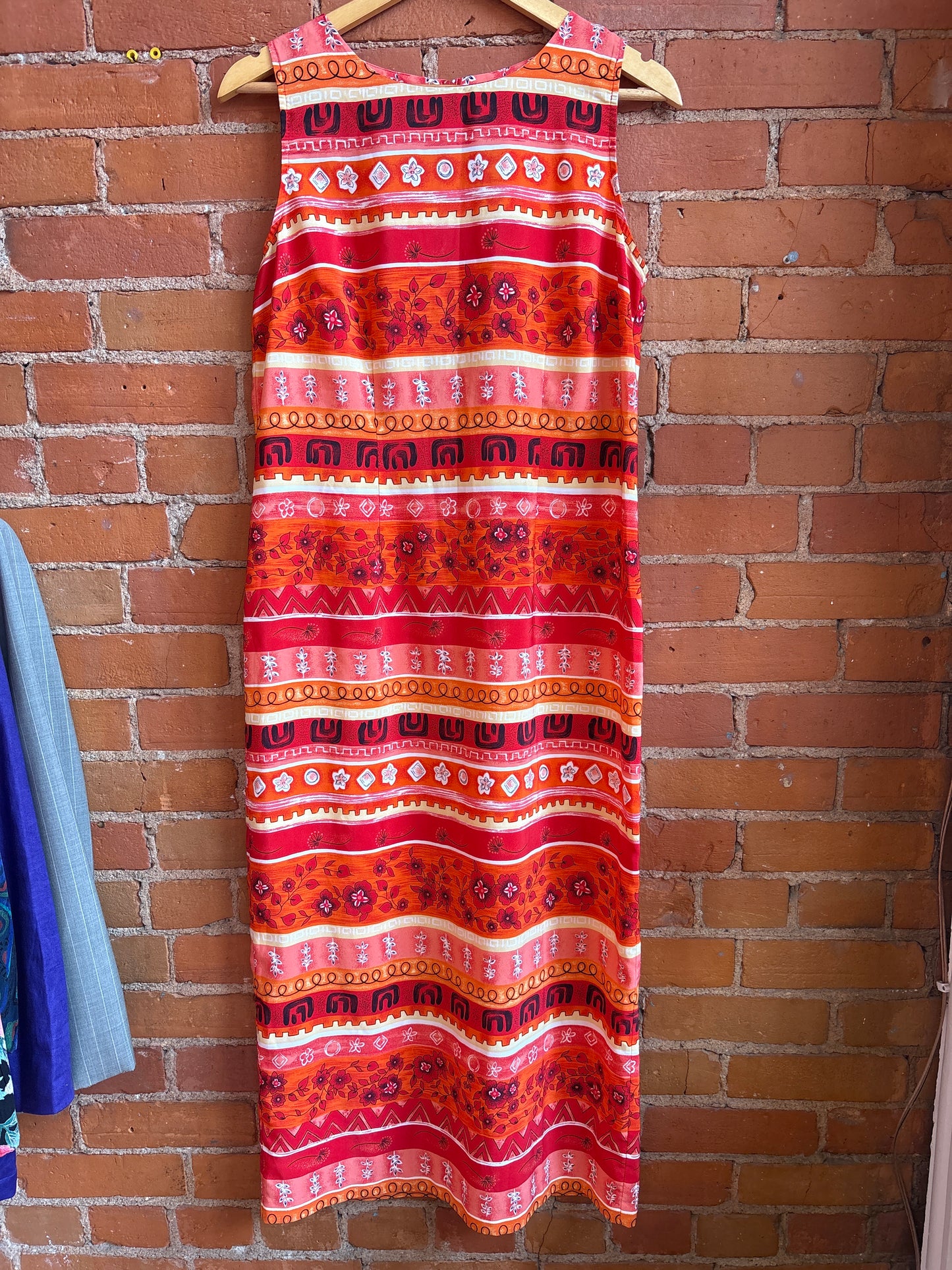 90’s Colourful Maxi Dress