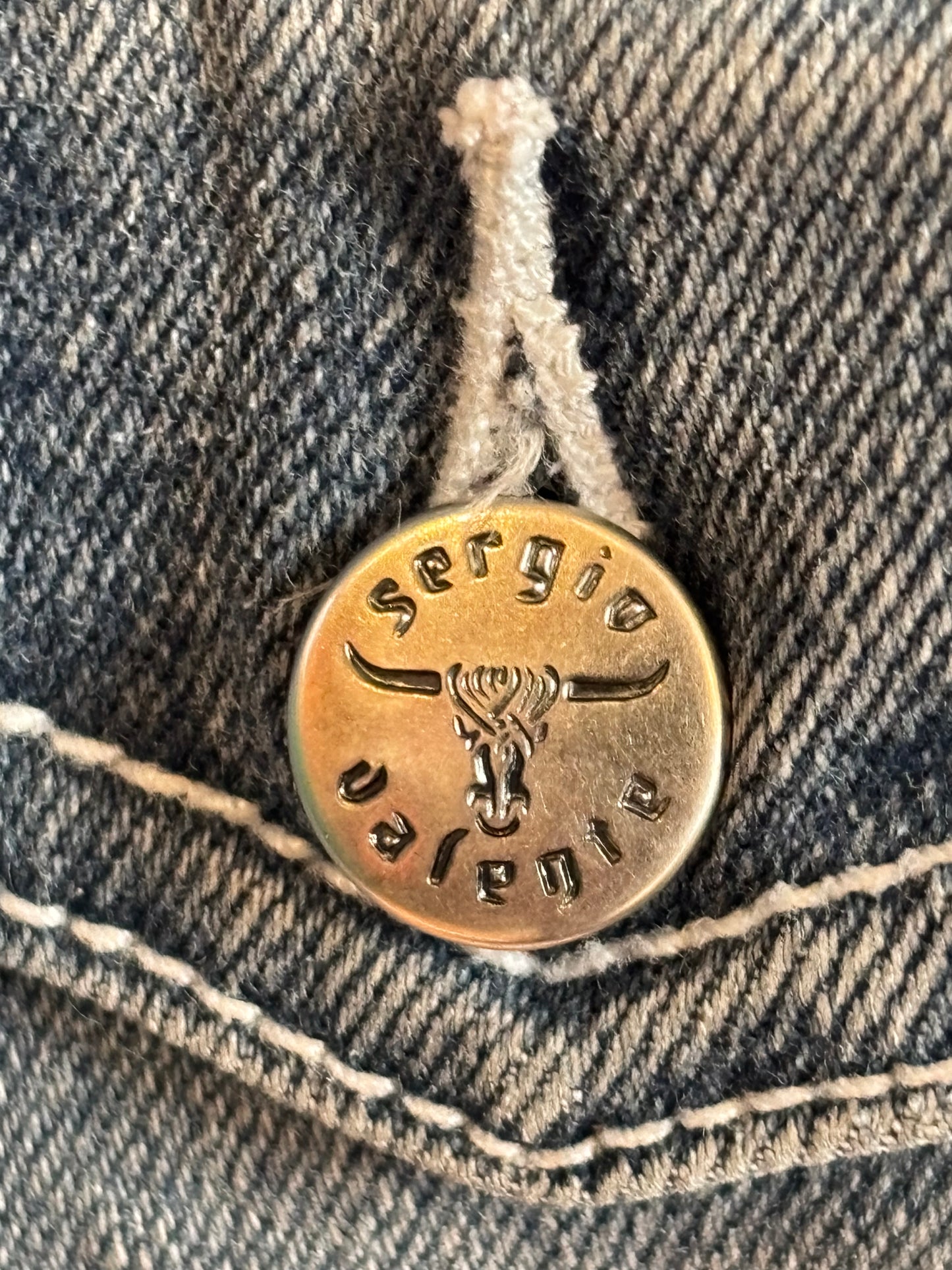 Sergio Valente Jean Jacket Bull Details