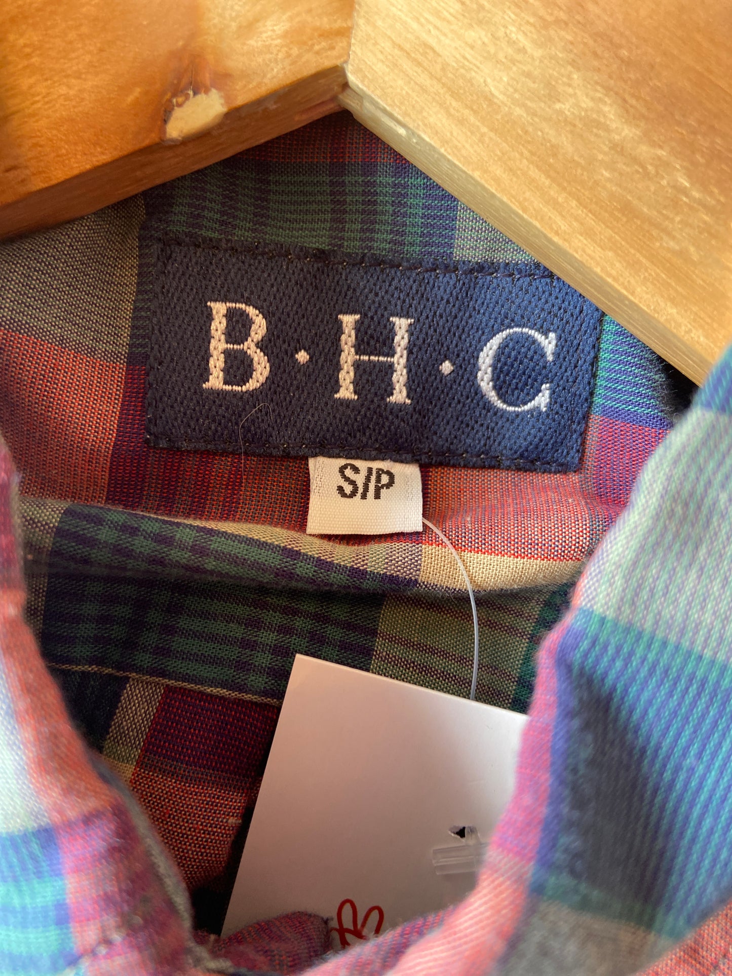 Maroon & Green Plaid Short-Sleeve Button-Down