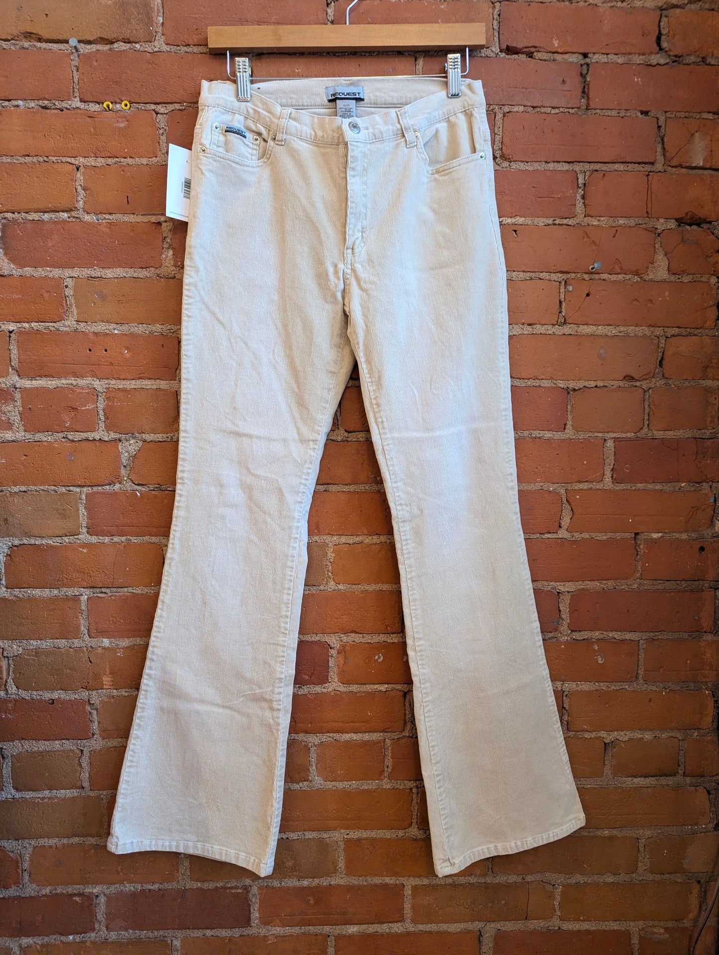 1990s or Y2K Request Beige Corduroy Flare Pants