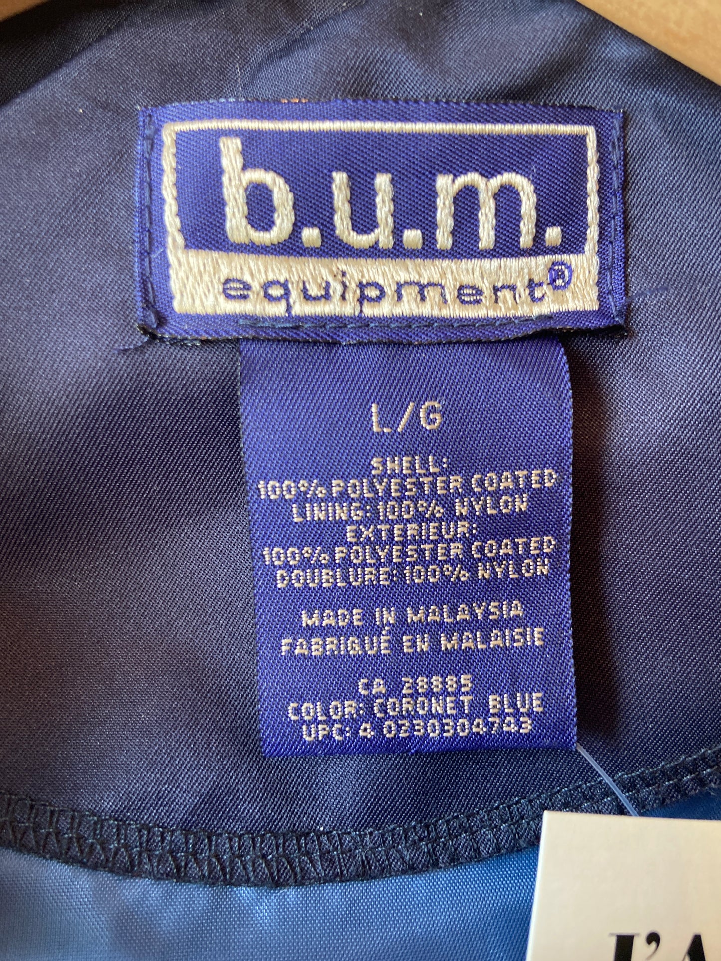 Bum Equipment Jacket :Powder Blue