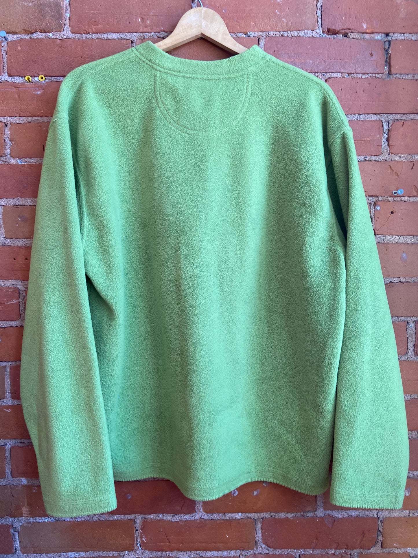 GAP Y2K Lime Green Fleece