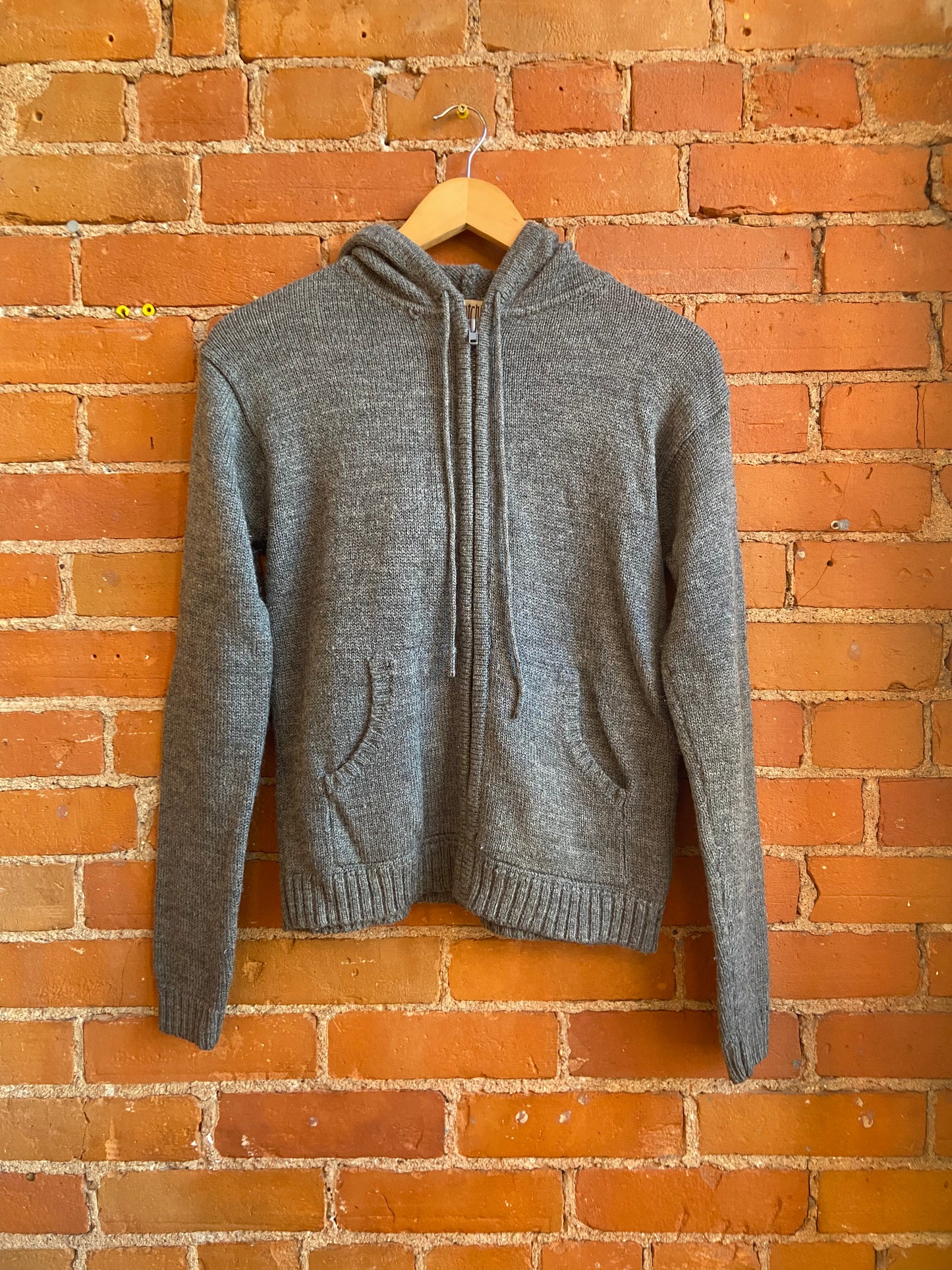 1990s de rotchild Grey Zip-Up Hoodie