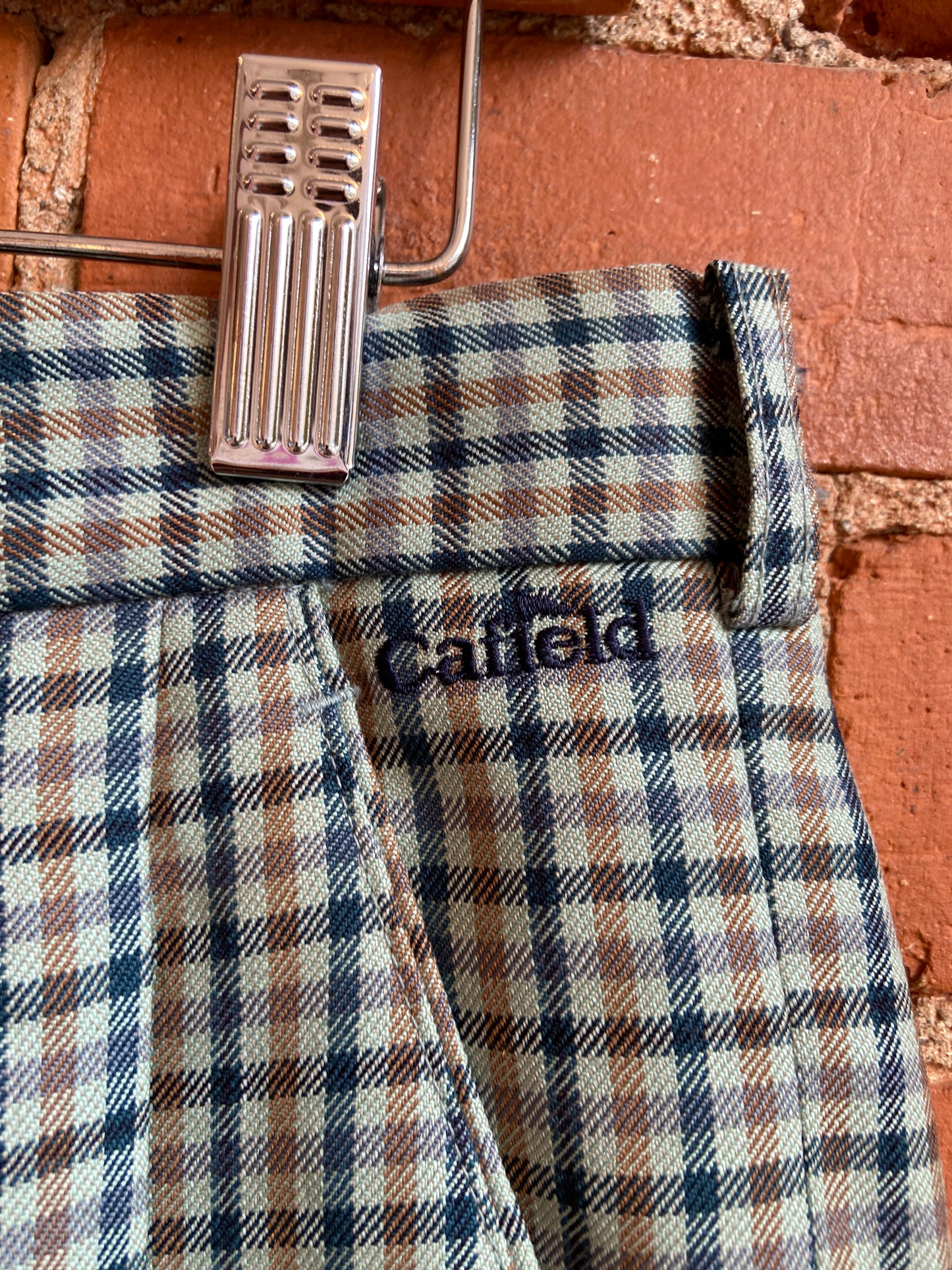 Cafie Cafield Plaid Trouser