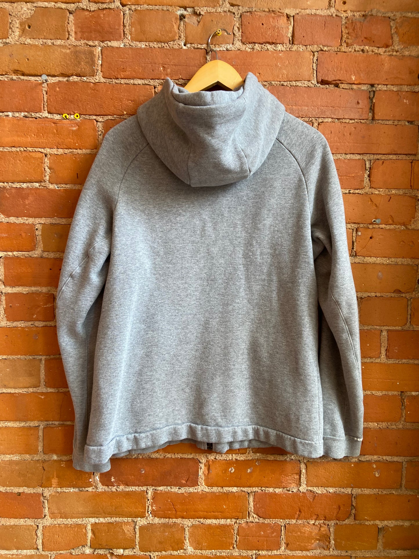 Nike Hoodie Heather Grey Zip Up