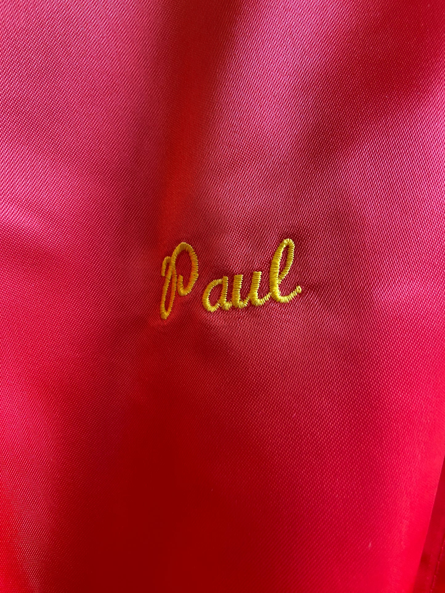 Shriners Red Satin Crew Jacket