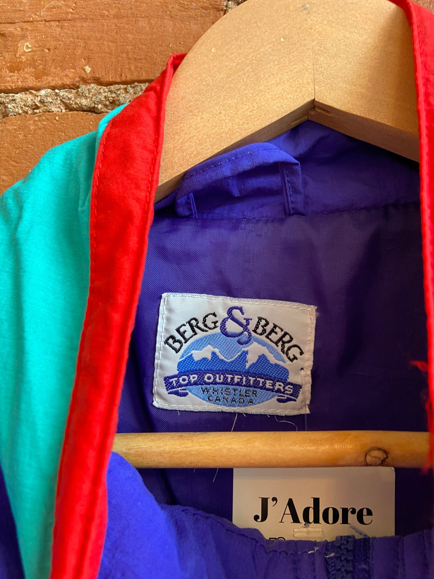 Berg and Berg Whistler Jacket Red and Purple