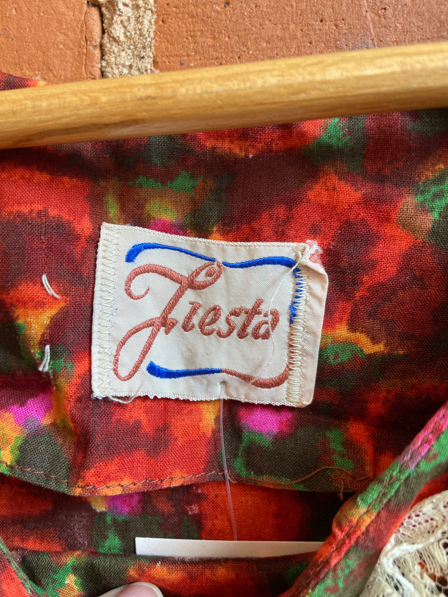 70's Floral Prairie Dress