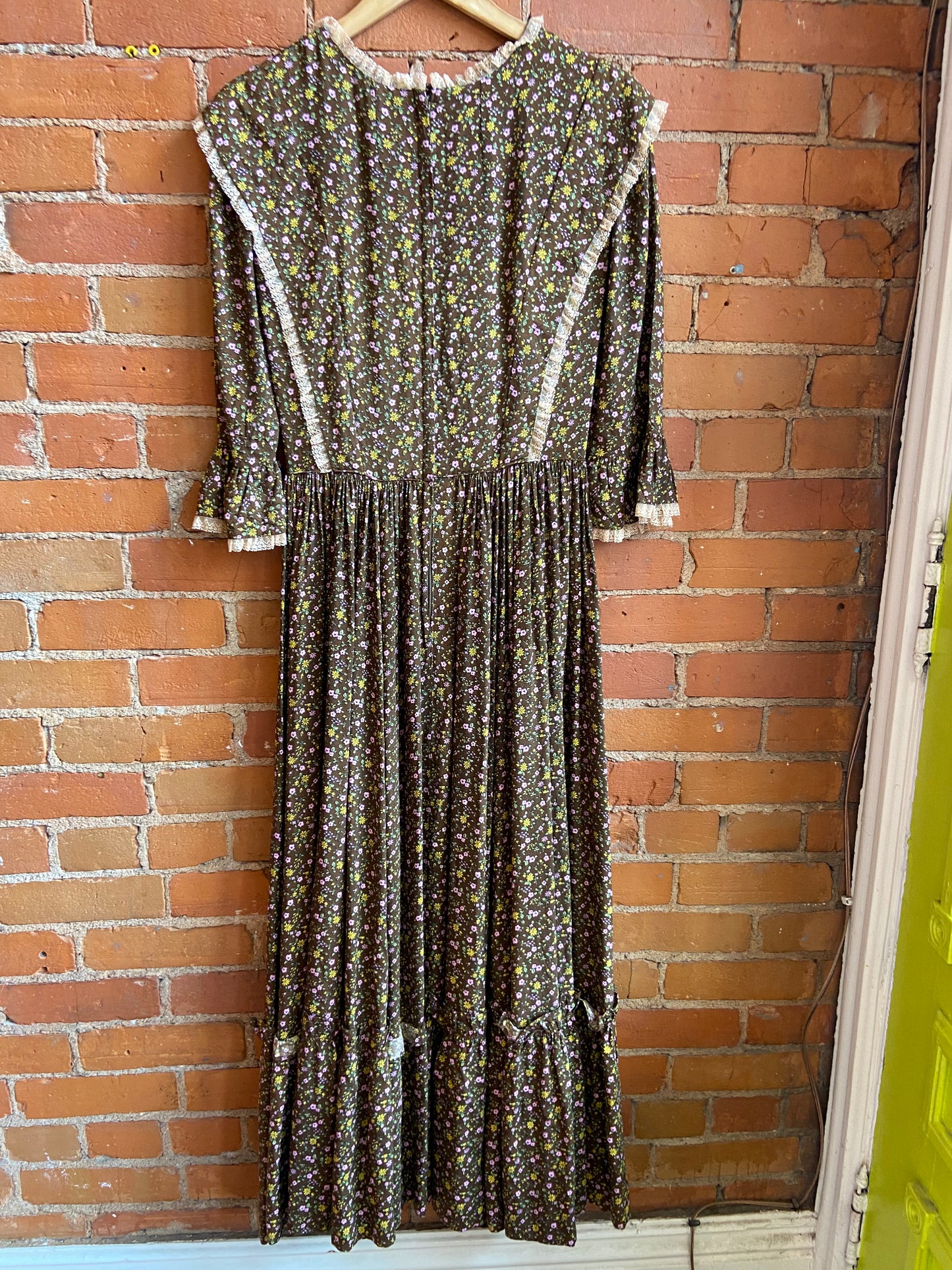 70s Handmade Prairie Dress