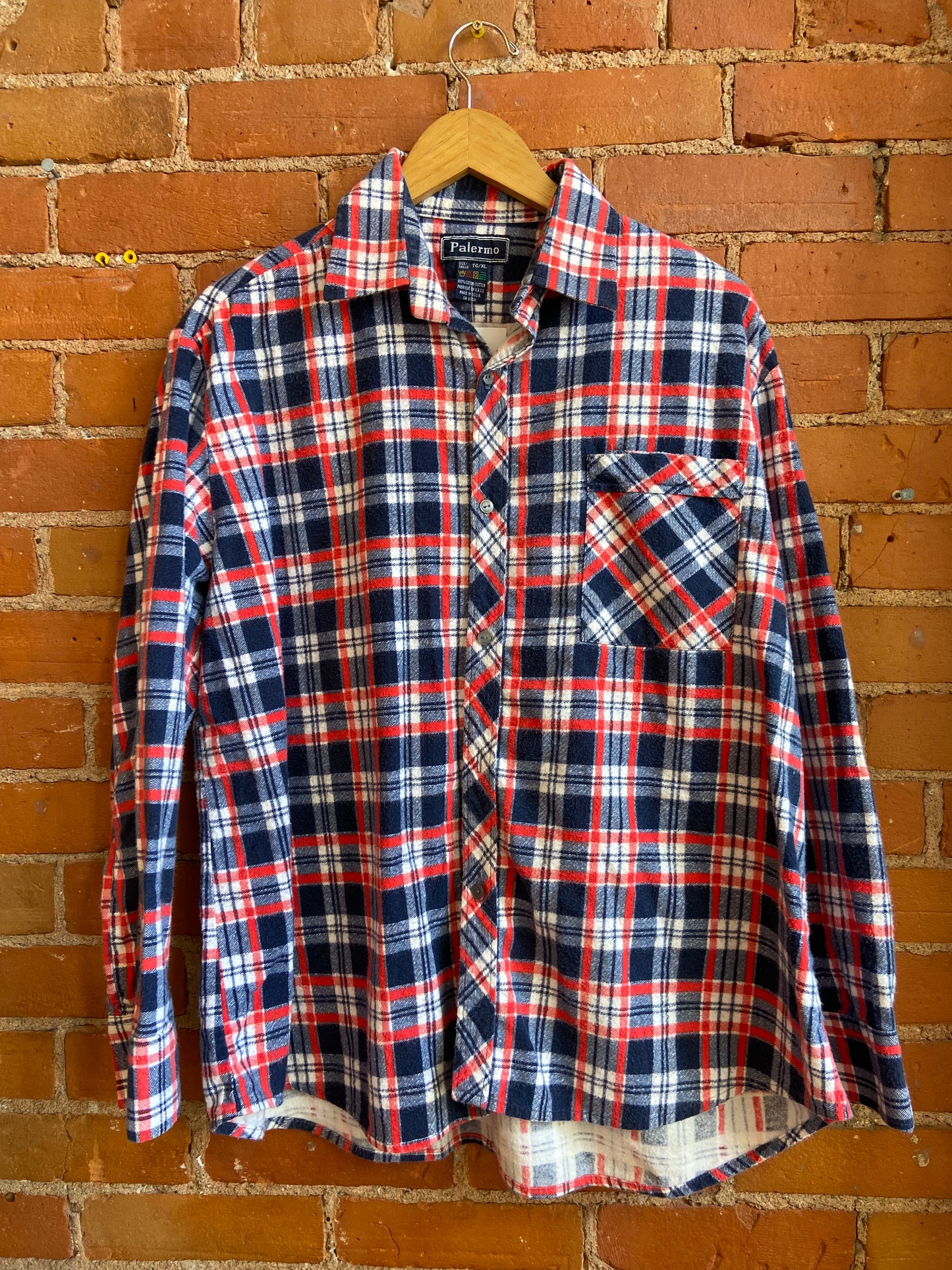 Plaid Flannel Button Up Shirt