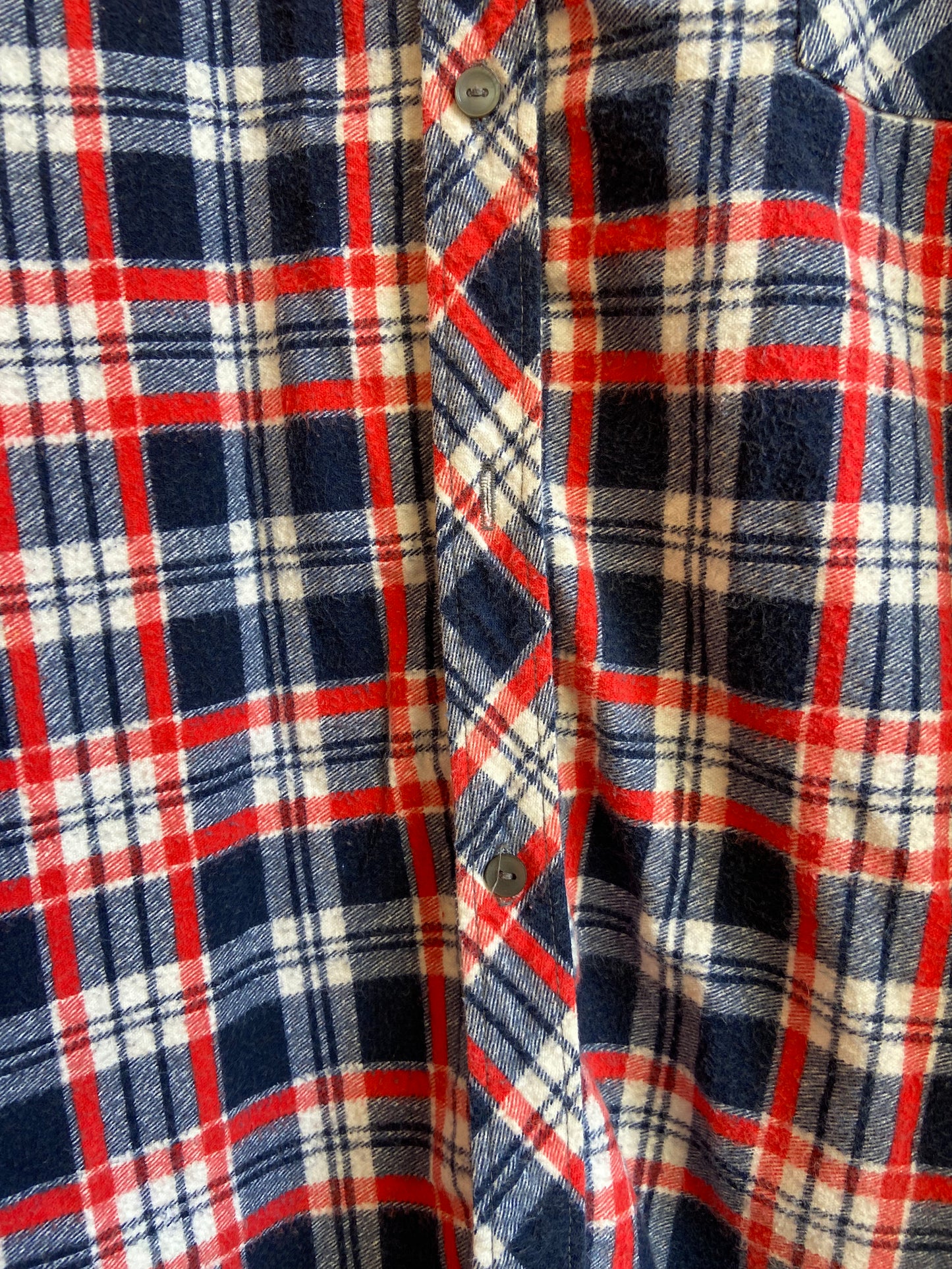 Plaid Flannel Button Up Shirt