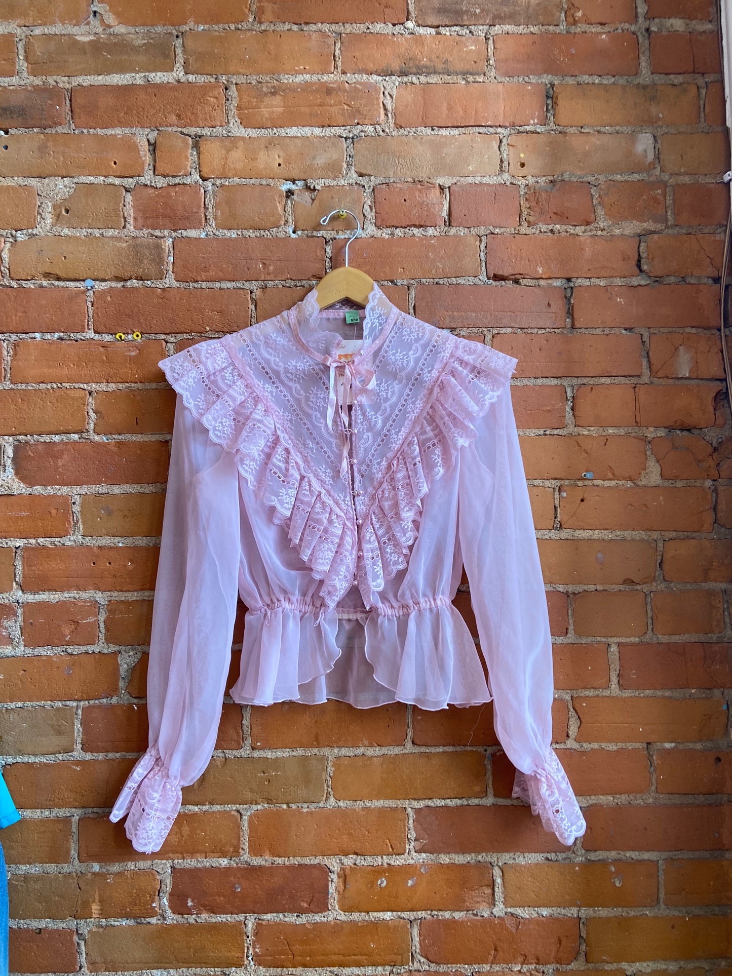 Handmade 50s Frilly Blouse