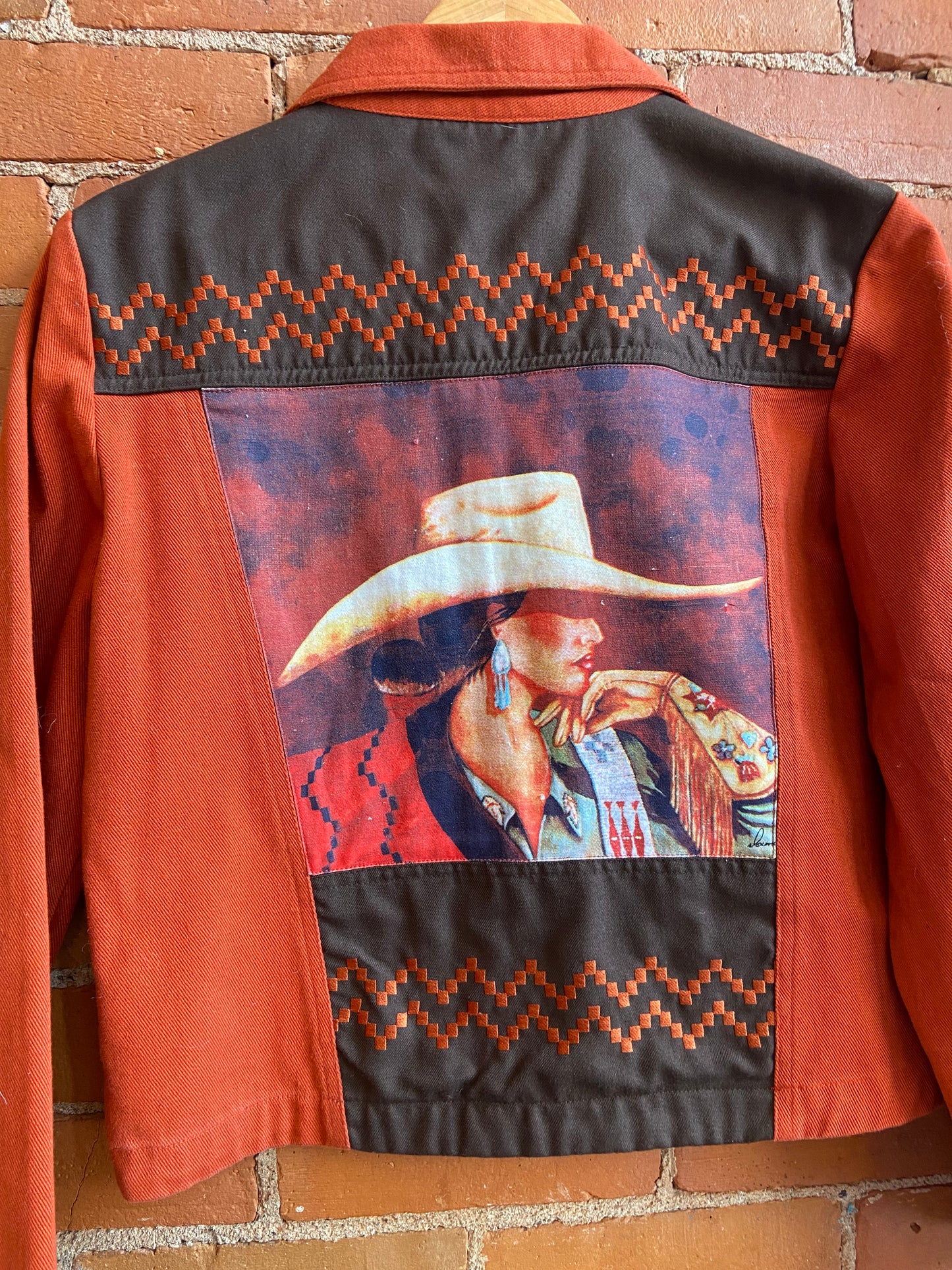 Burnt Orange Cowgirl Jacket