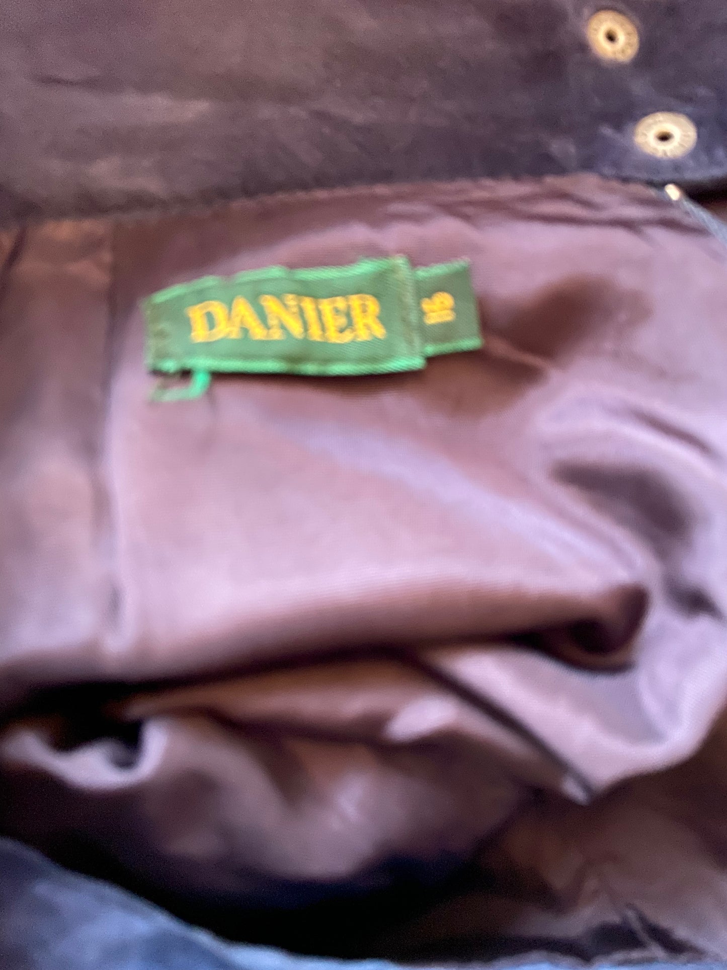 Danier Navy Blue Suede Pants