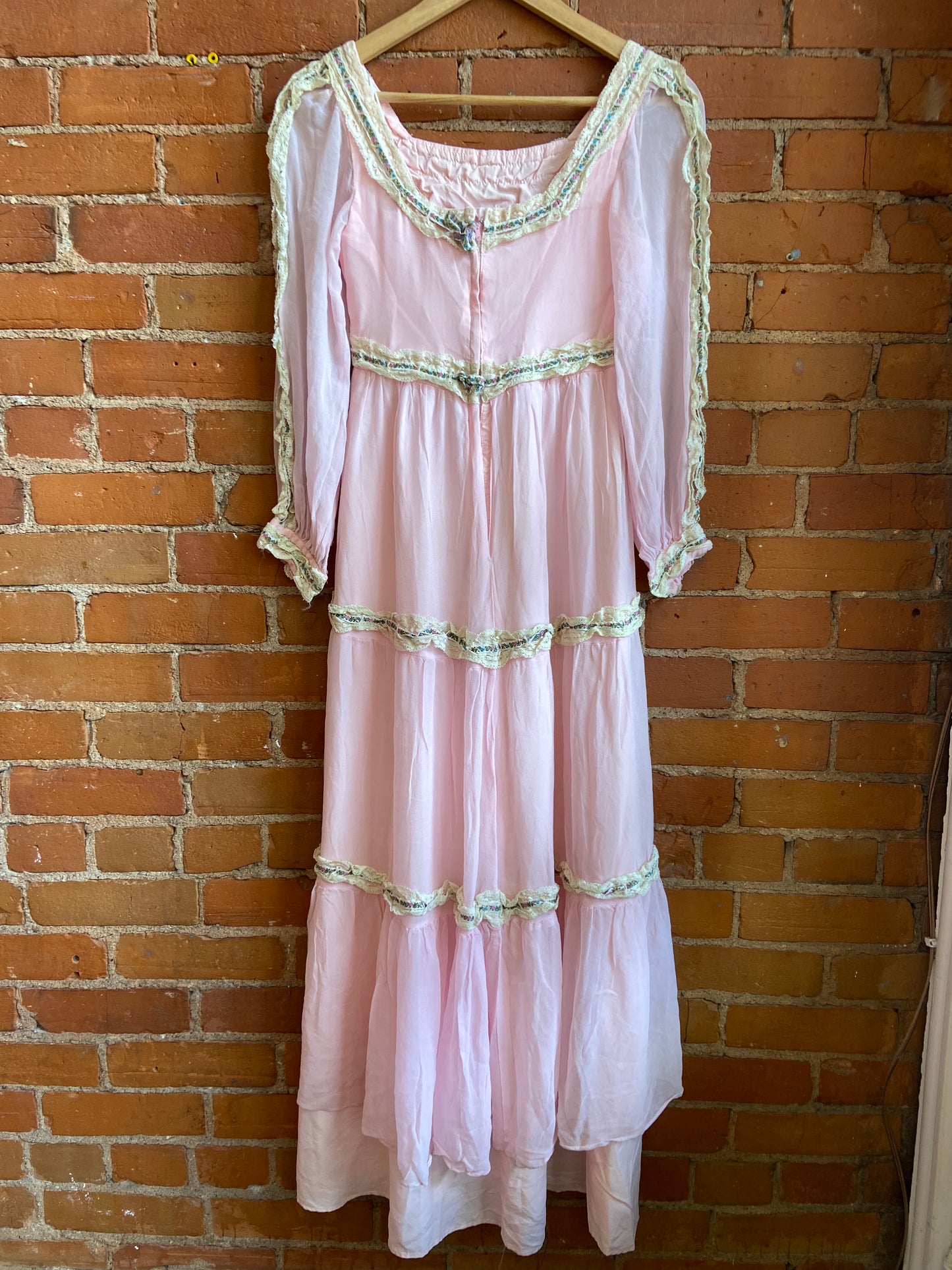 70s Crepe Silk Dress