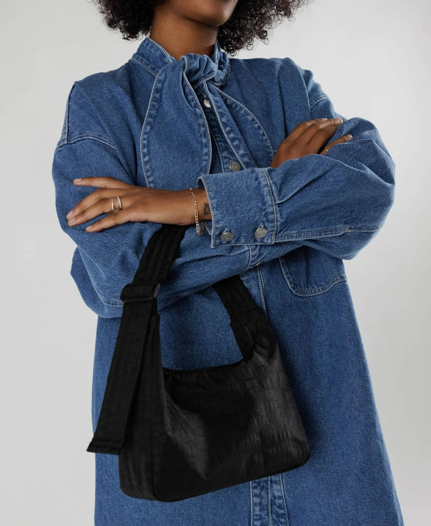 BAGGU Mini Nylon Shoulder Bag