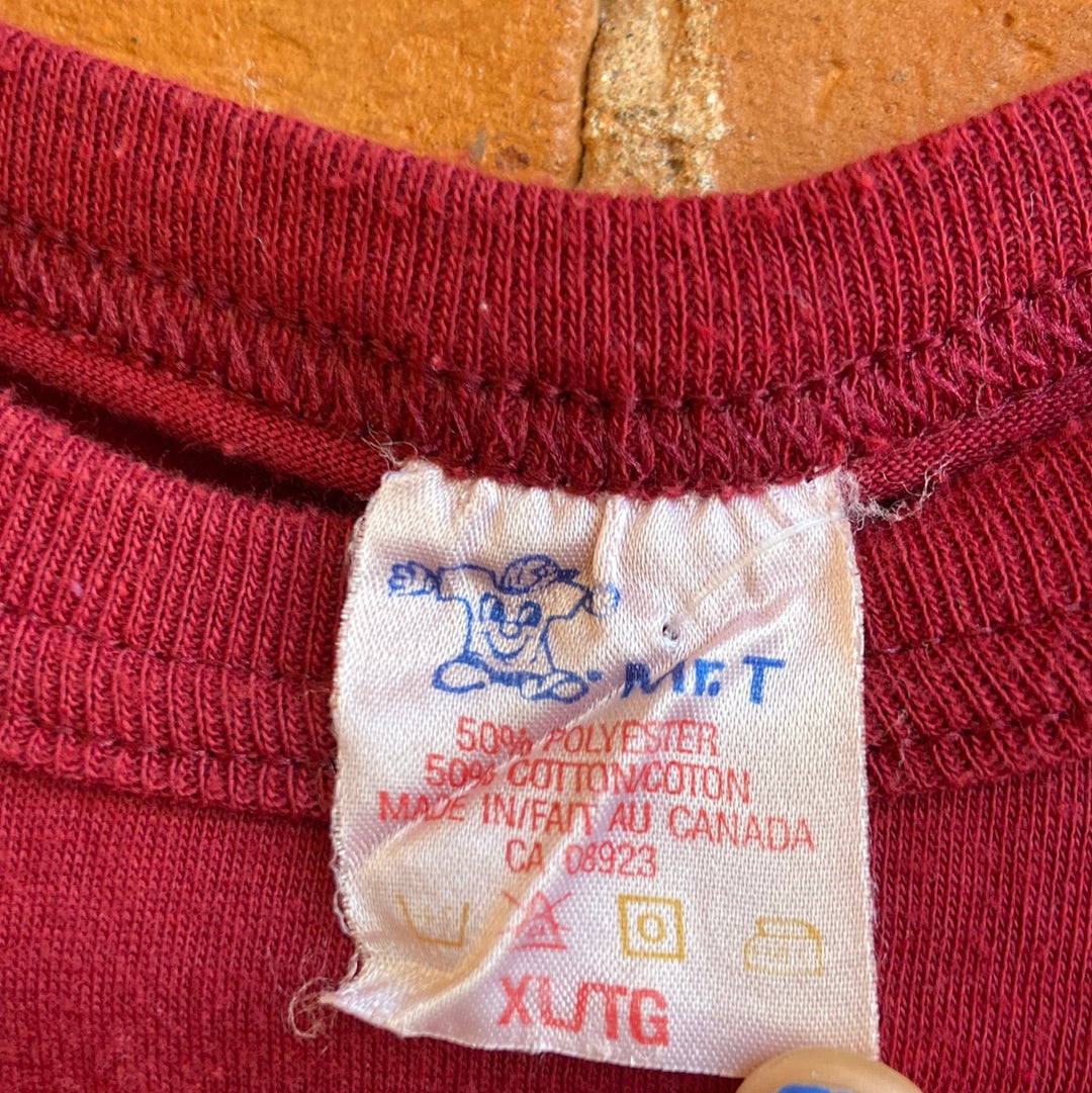 Burgundy Parsons Pond Ringer Tee