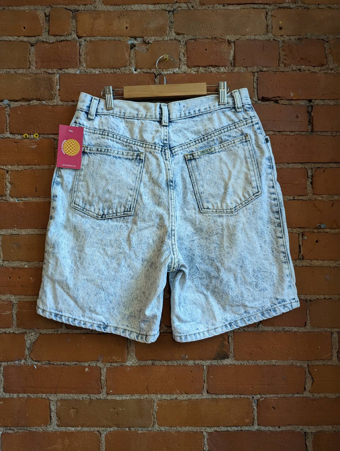1980s Sasson Acid Wash Shorts