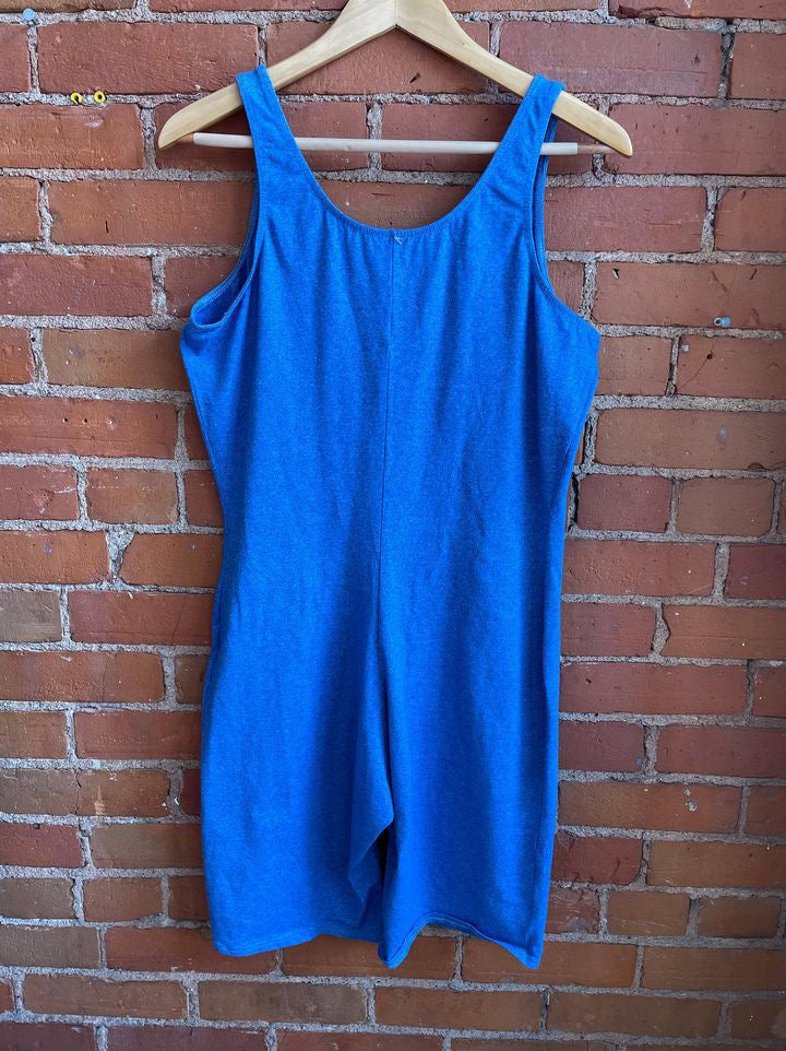 80’s Blue Spandex One Piece