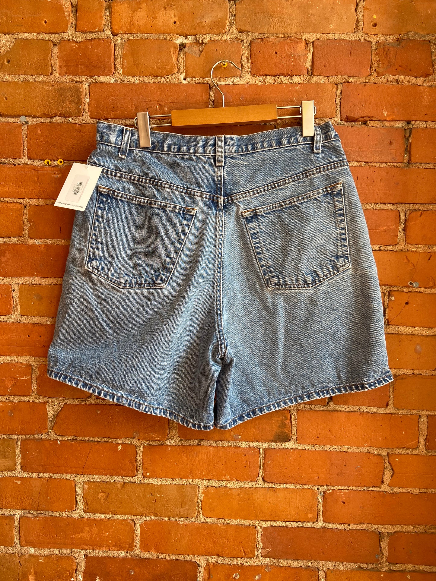 90’s Cotton Ginny Light Wash Denim Shorts