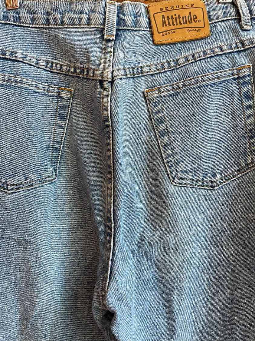 80’s Attitude Light Denim Jeans