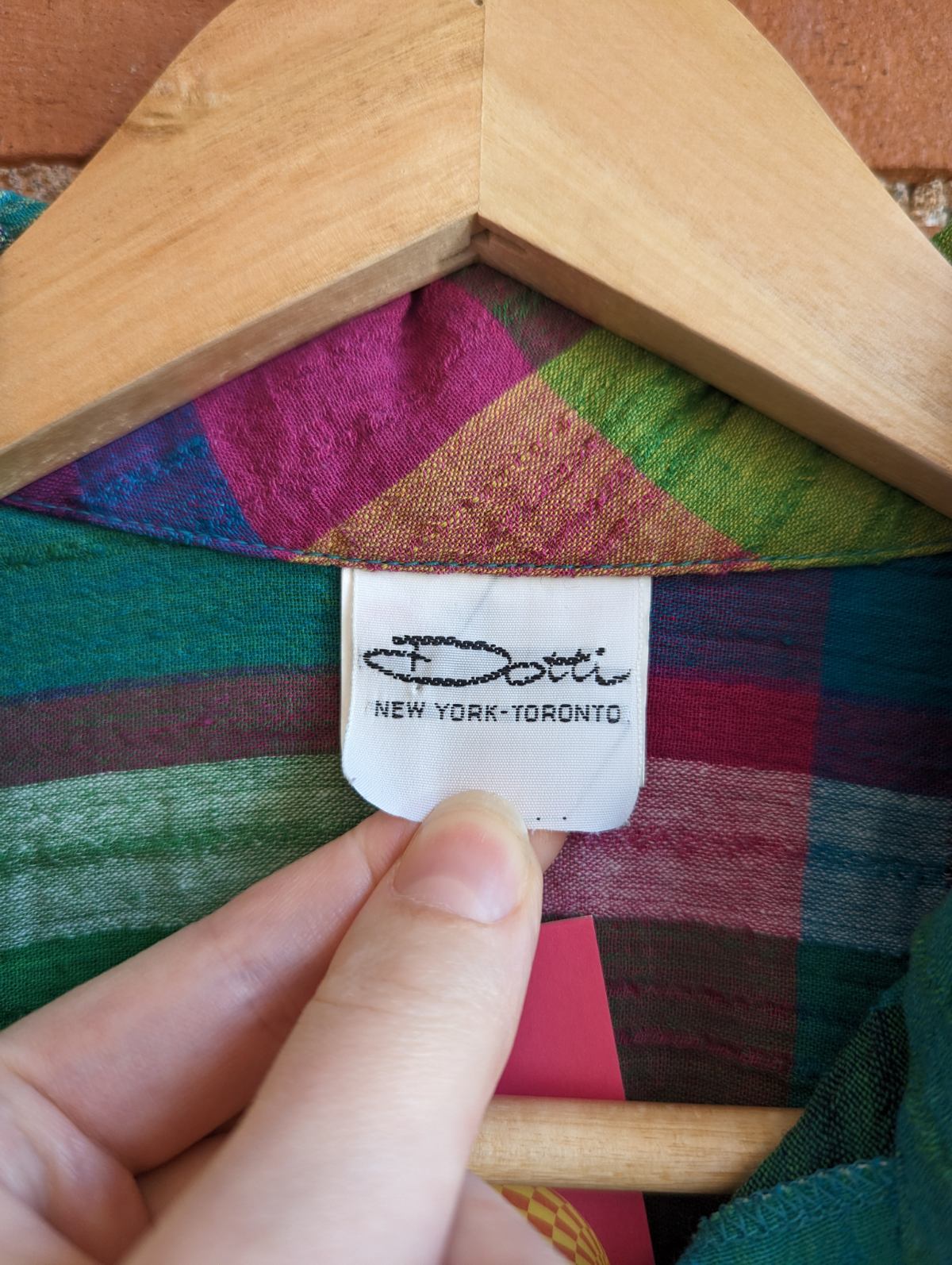 1980s Dotti Plaid Romper