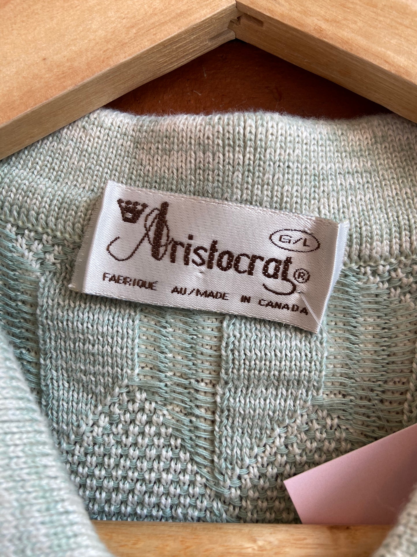 Green Textured Sweater Polo