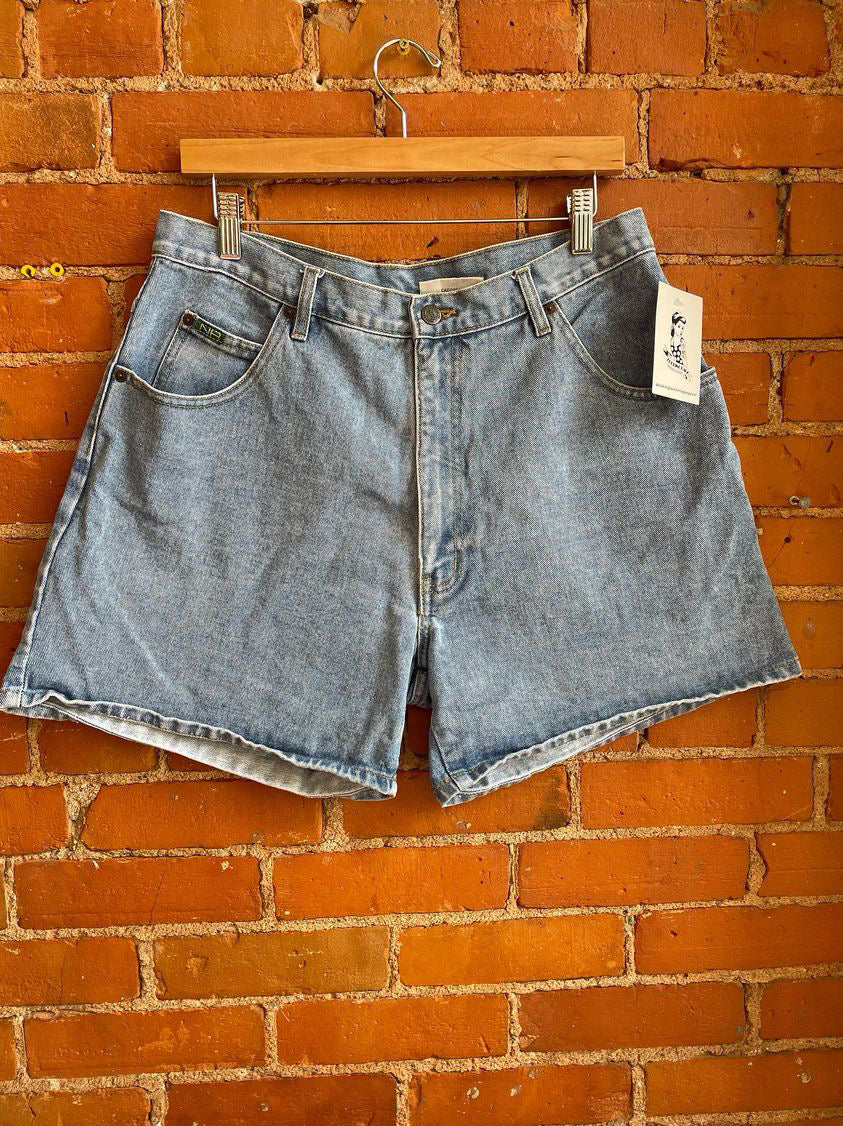 Northern Reflections High Waisted Denim Shorts