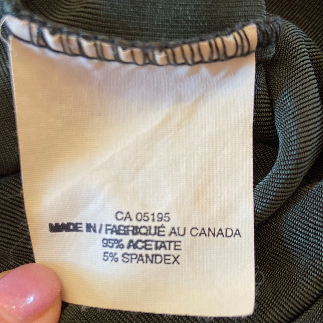 Slinky Green Celestial Mockneck Tank