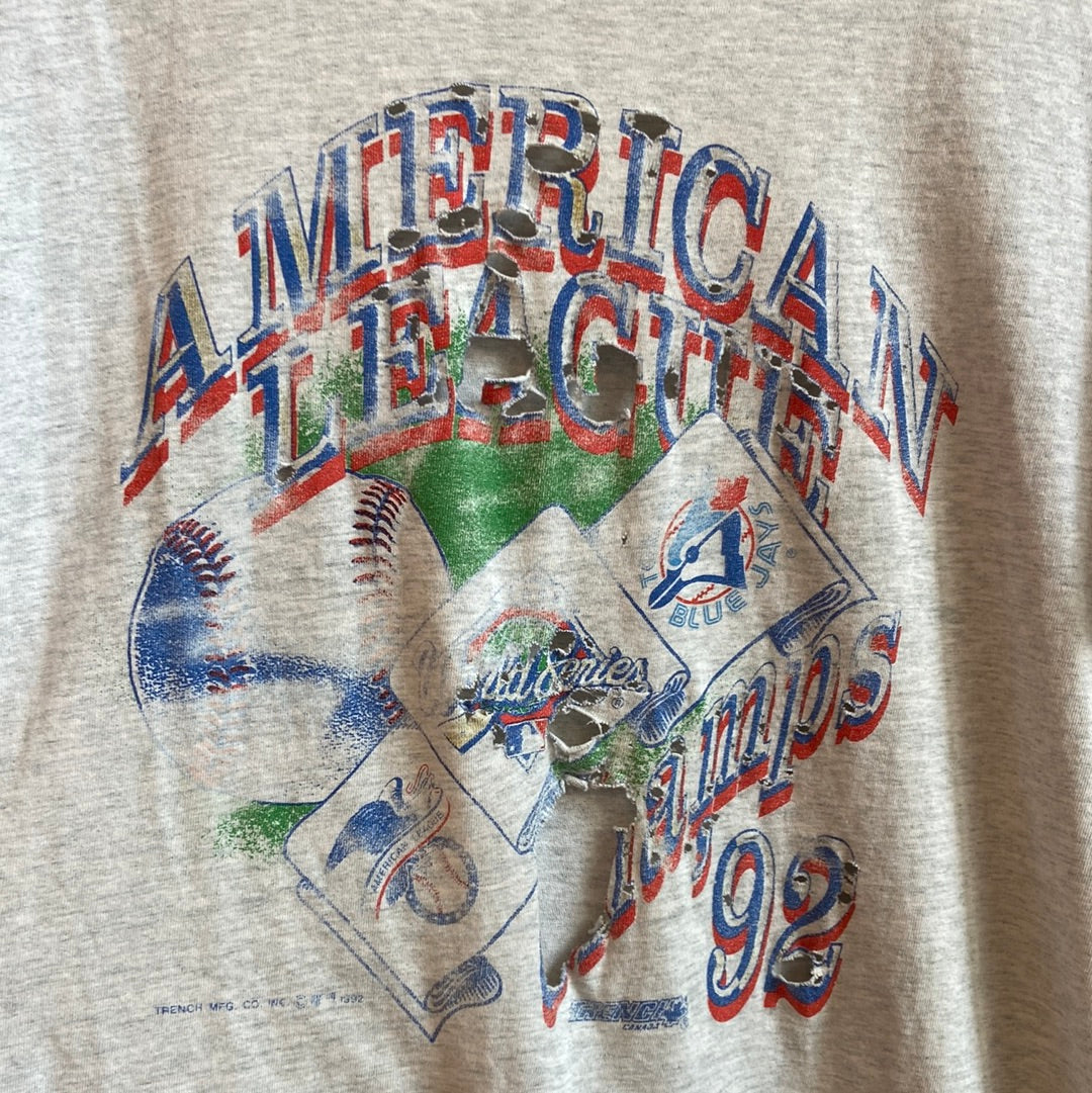 1992 Thrashed Single Stitch Blue Jays T-Shirt