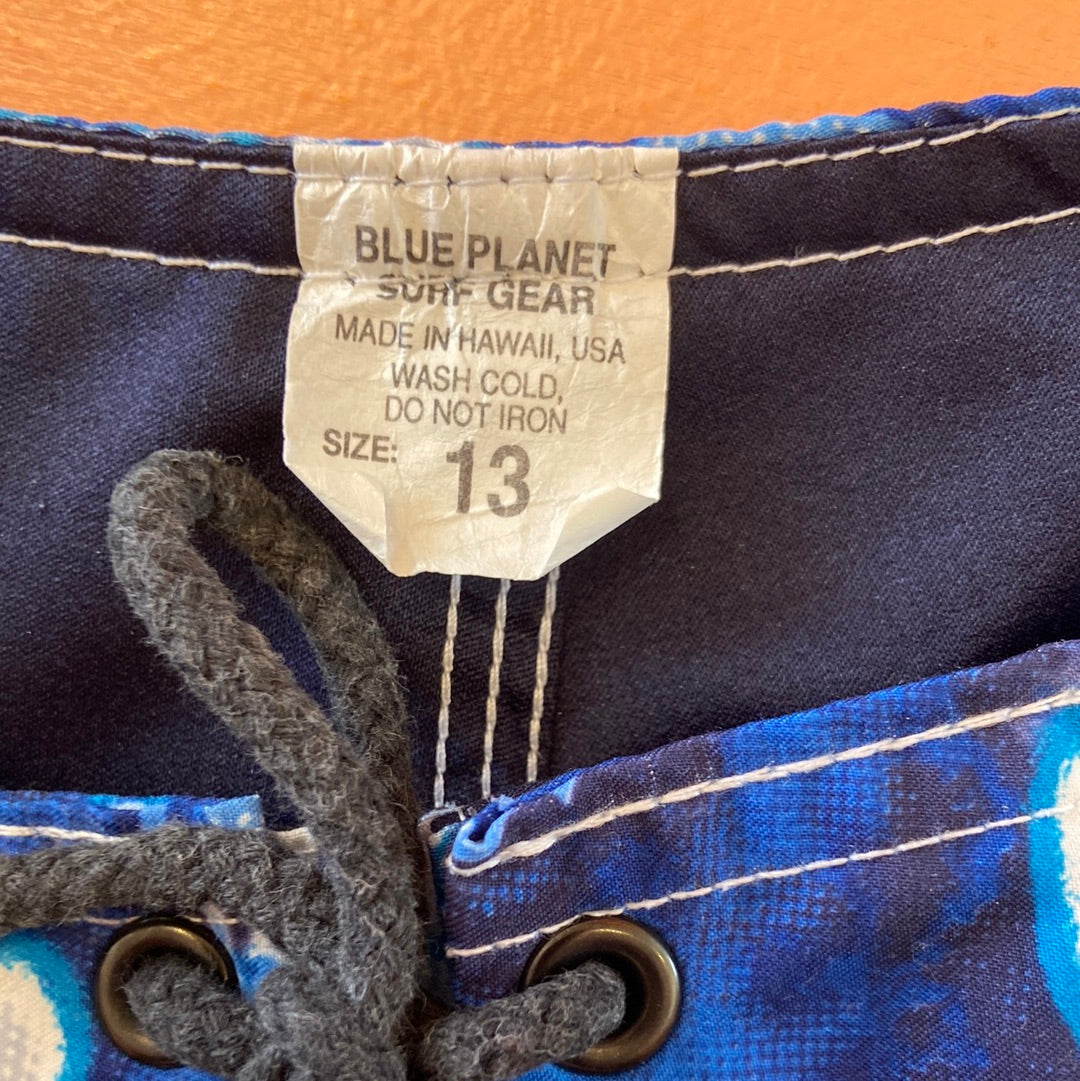 Blue Planet Hawaiian Surf Shorts