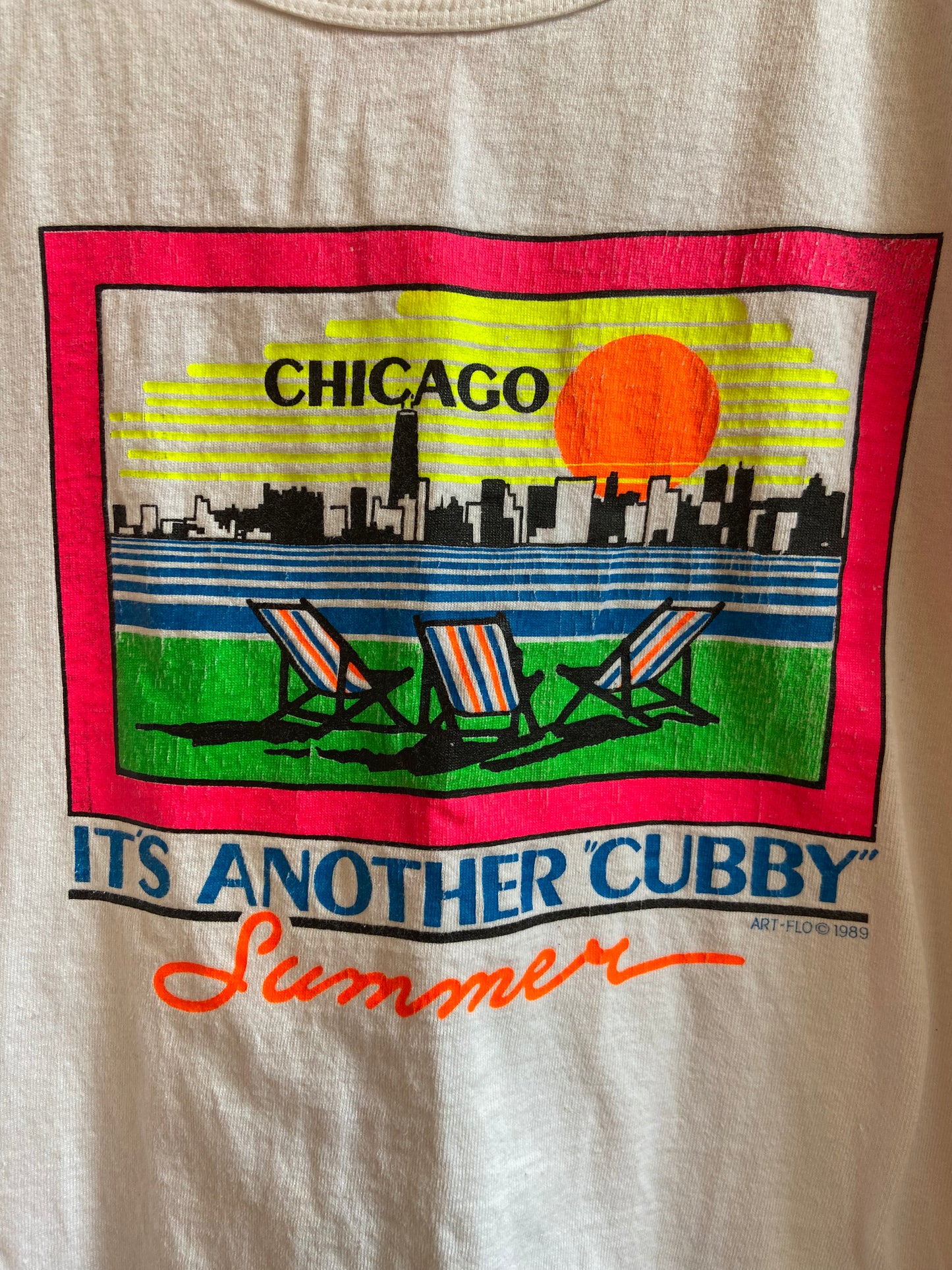 1989 Neon Chicago Tank