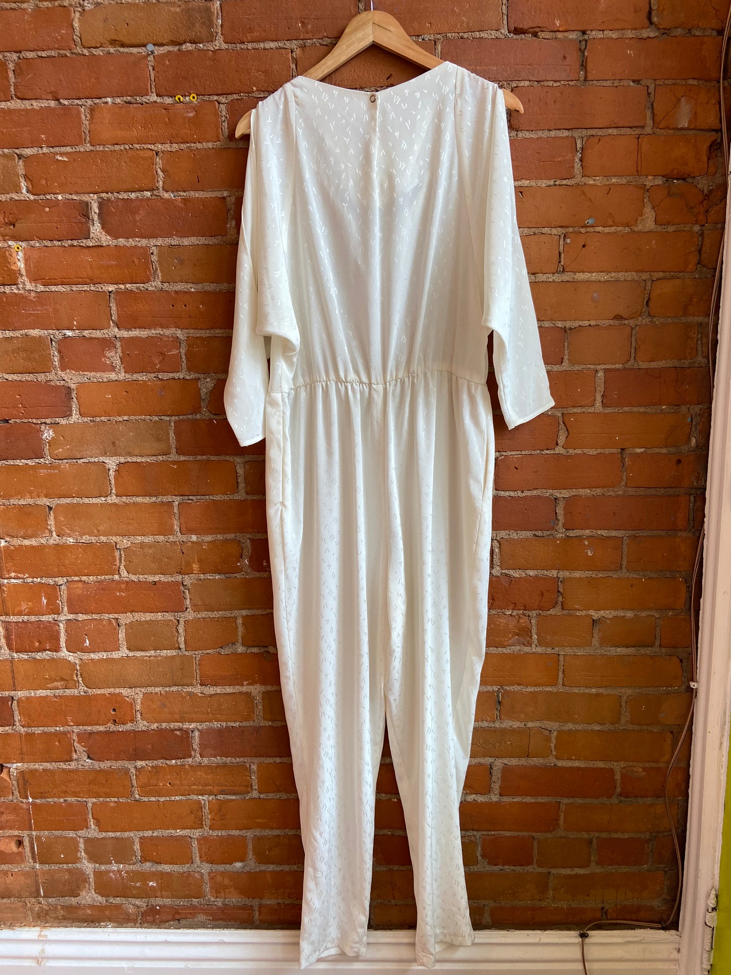 80's Ivory Jumpsuit
