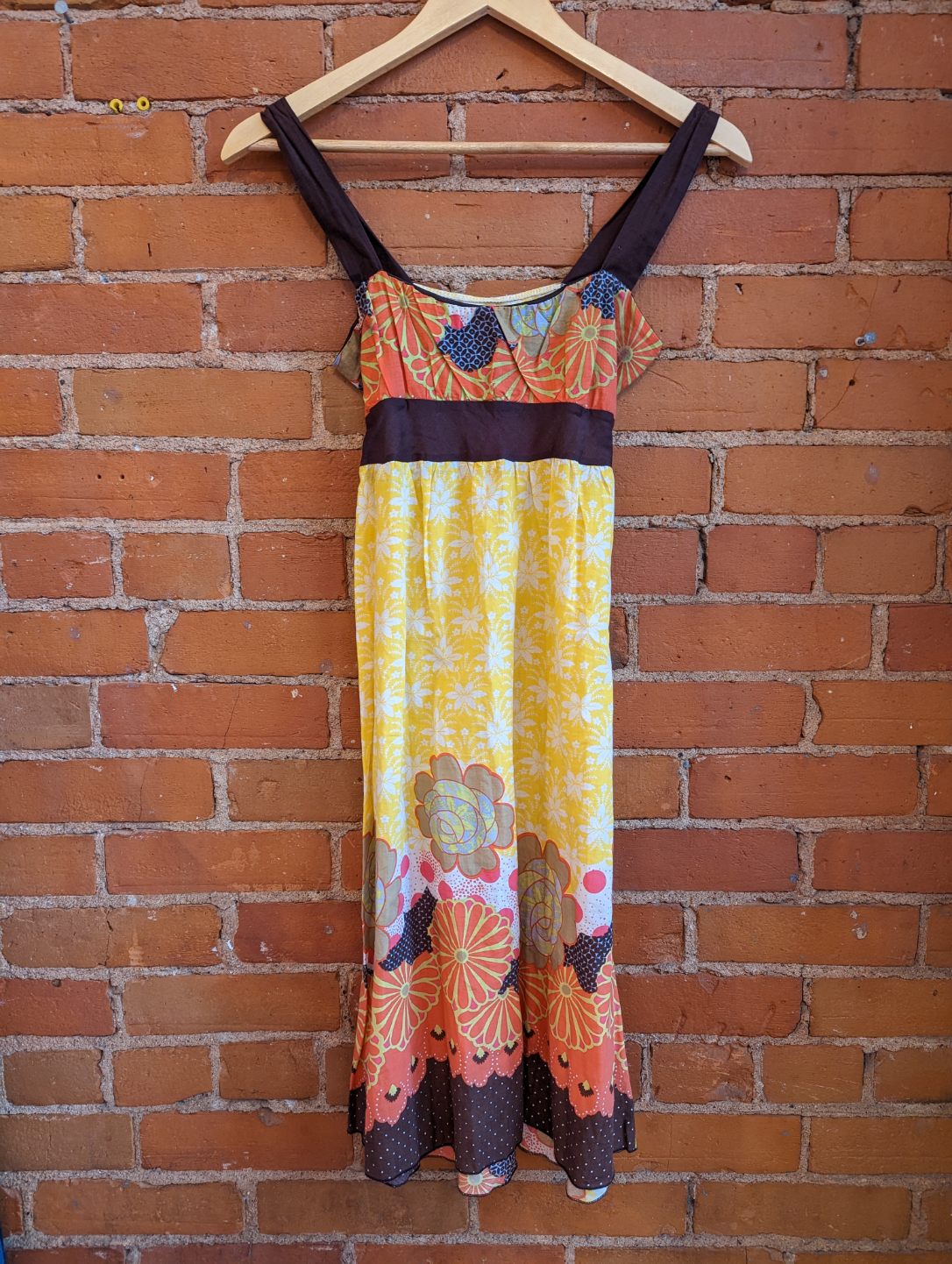 1970s Floral Sundress