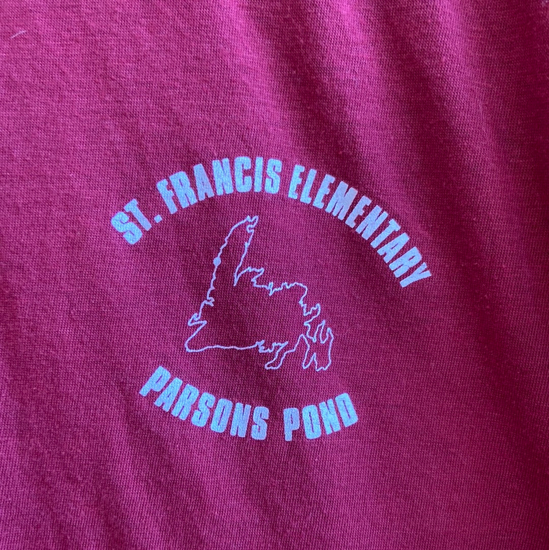 Burgundy Parsons Pond Ringer Tee