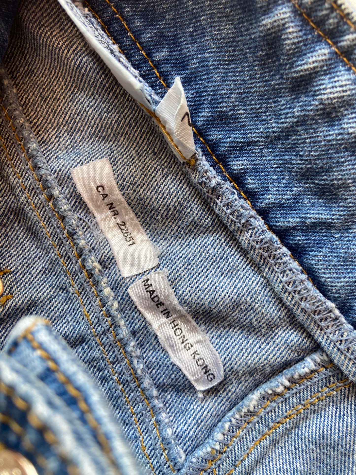 80’s High Waisted Denim Shorts with Chainlinks