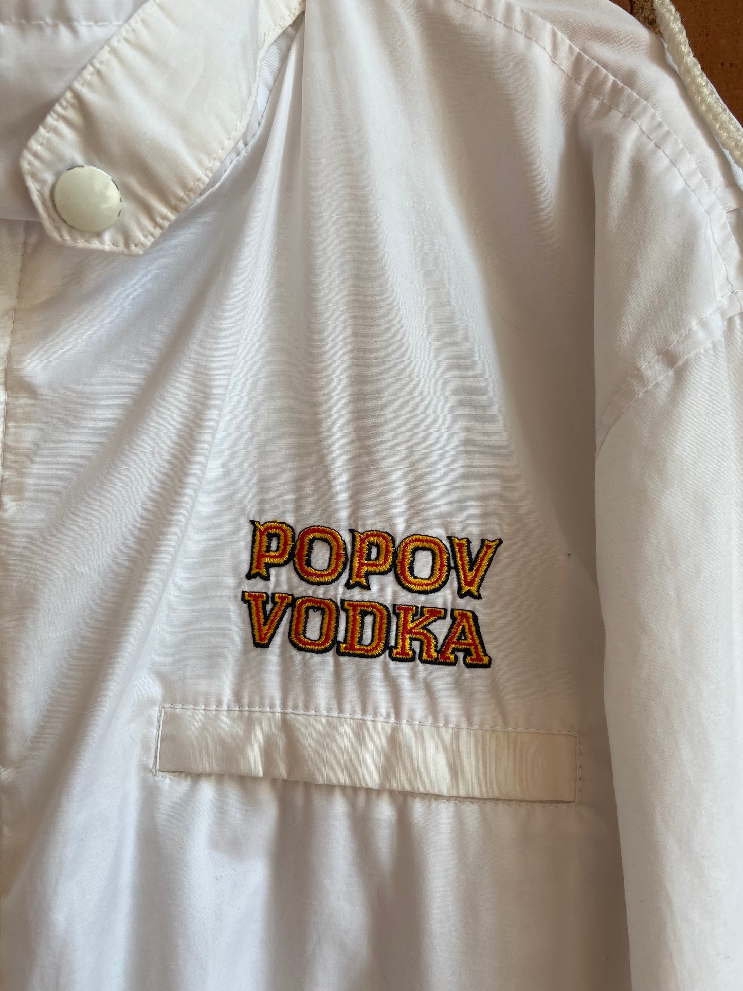80’s POPOV VODKA Bomber Jacket