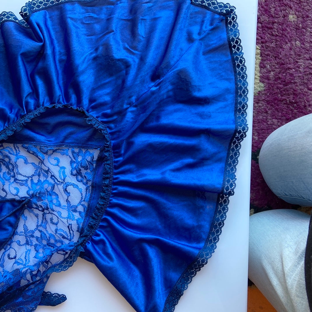 Cobalt Blue Open Teddy