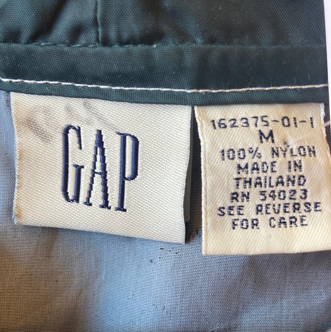 Forest Green Gap Half-Zip Windbreaker