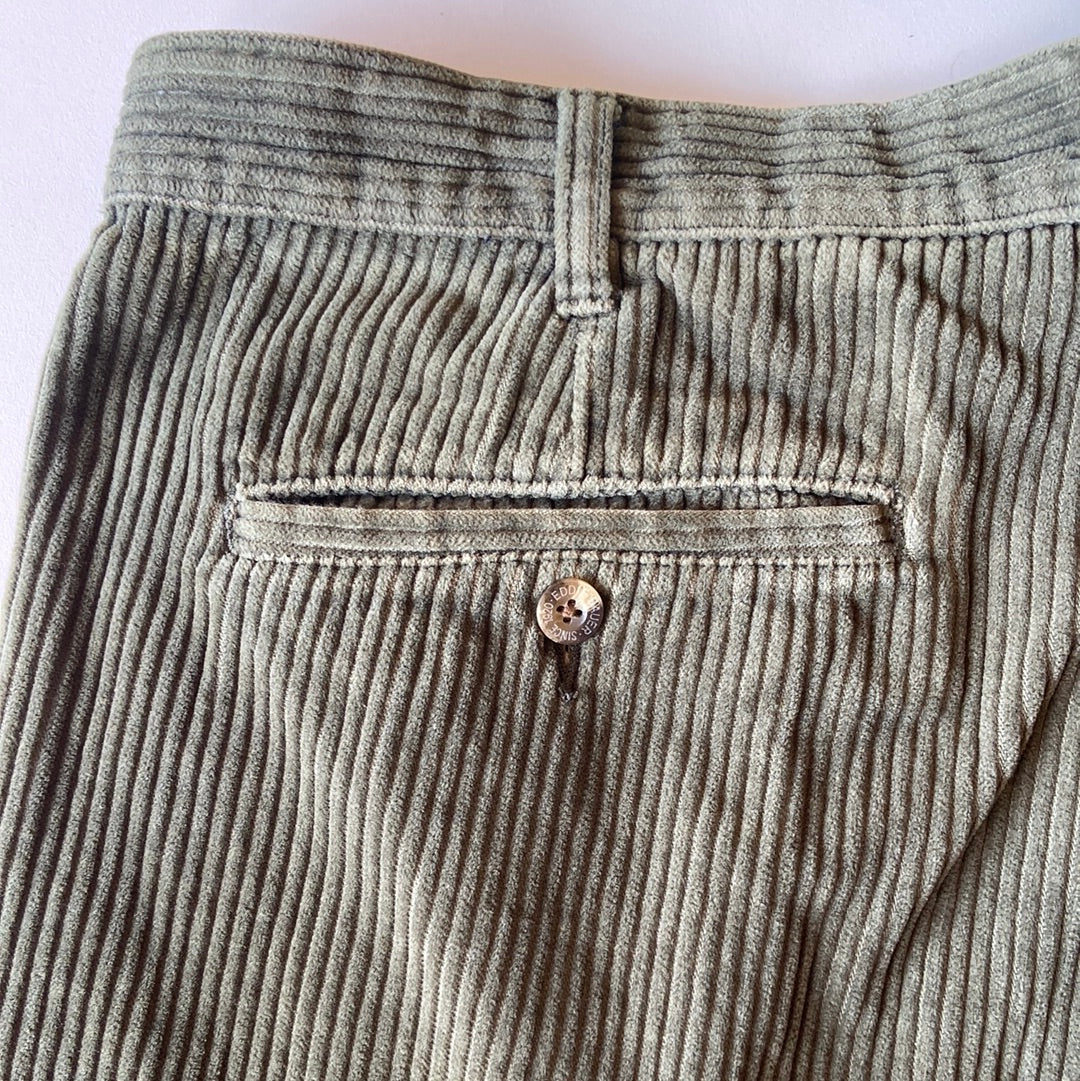 Forrest Green Eddie Bauer Wide Wale Corduroy Pants
